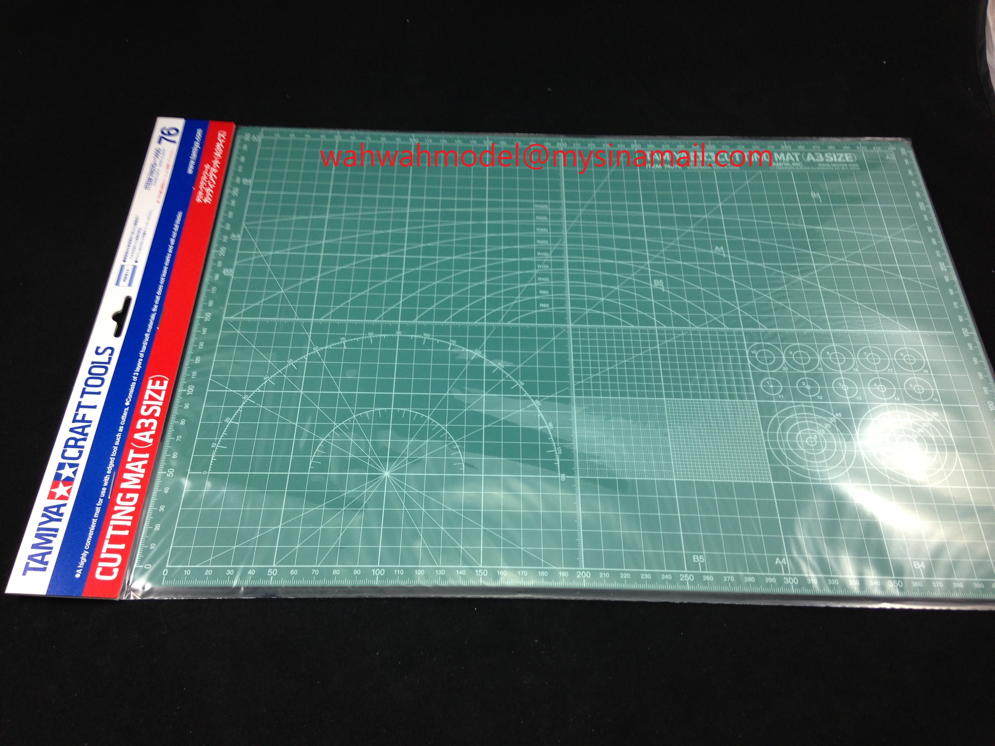Tamiya 74076 Cutting Mat A3 Size WAH WAH MODEL SHOP
