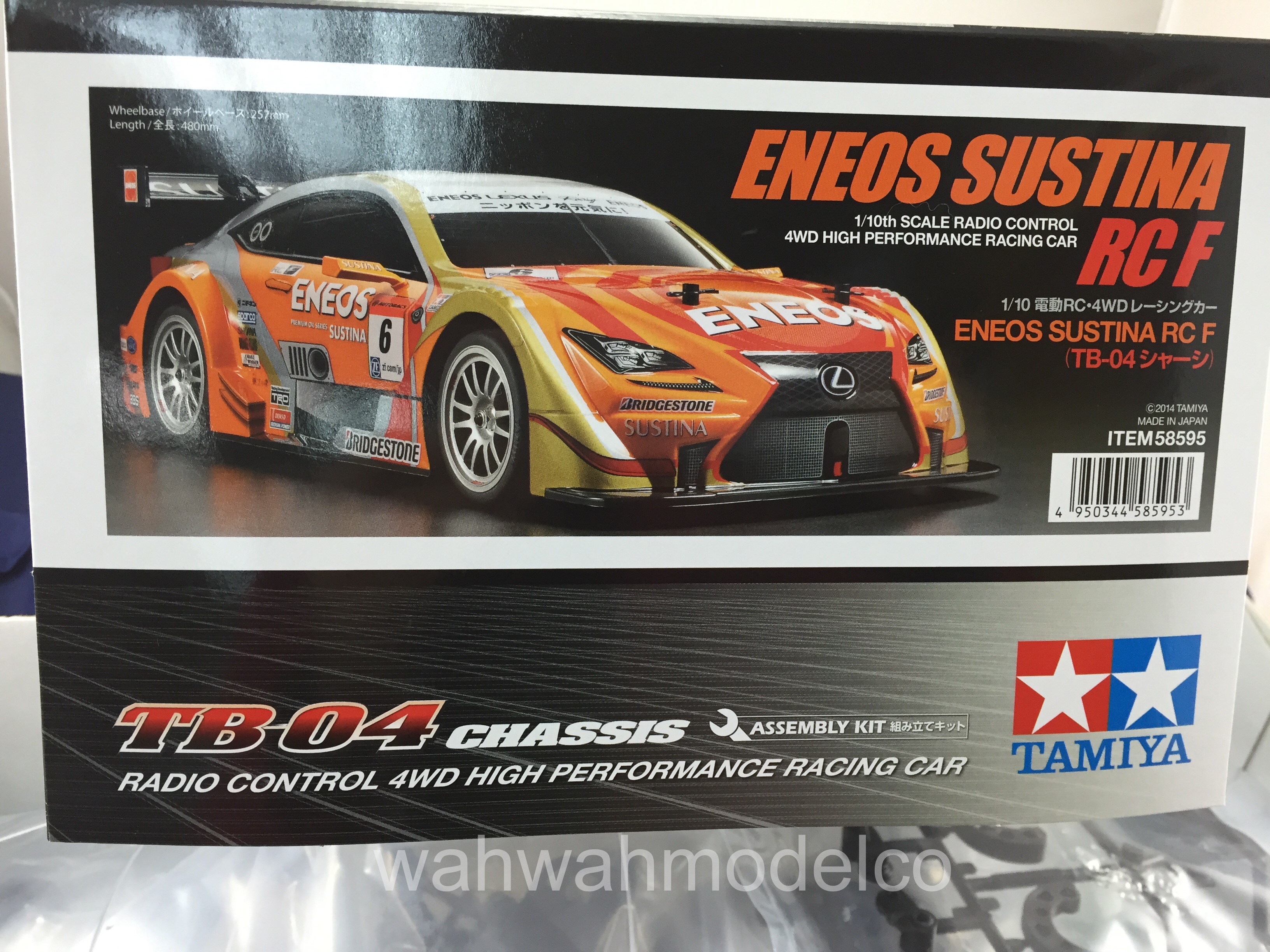 TAMIYA 58595 1/10 R/C TB-04 Eneos Sustina RC F - WAH WAH