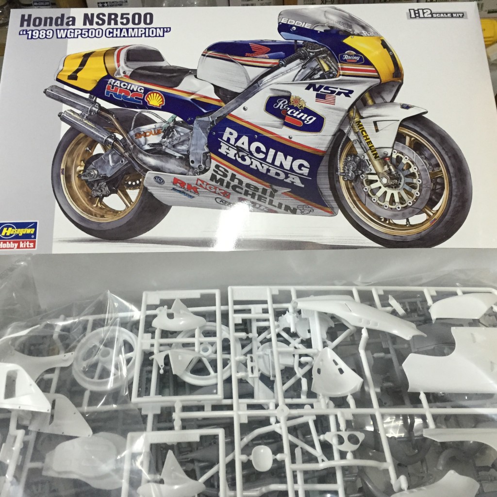 Hasegawa 1/12 HONDA NSR500 1989WGP500 Champion Plastic Model Kit HBK4 