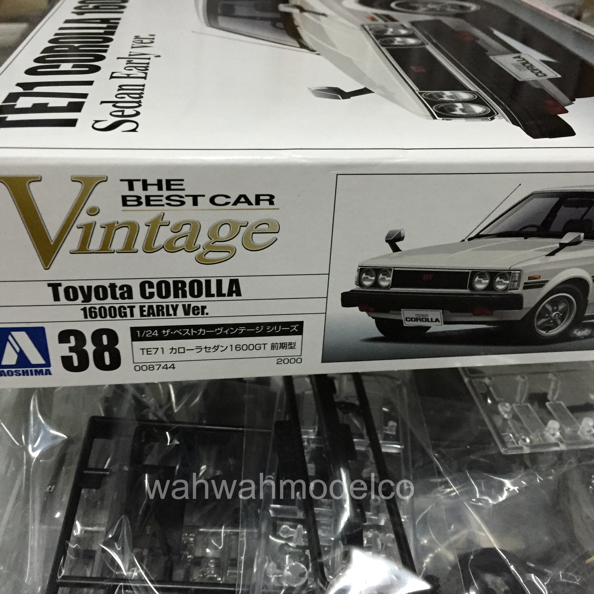 1/24 TOYOTA COROLLA 完成品　確認用 Amazon.com: Aoshima Bunka Kyozai 1/24 The Model Car Series
