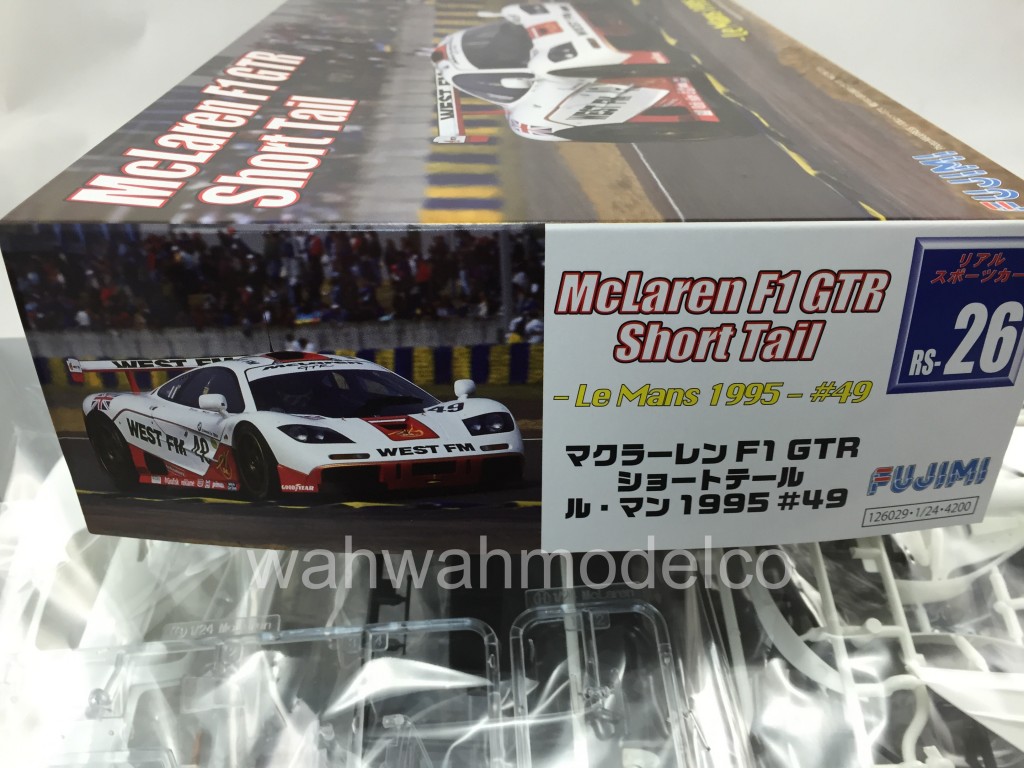 FUJIMI 1/24 McLaren F1 GTR Short Tail – Kit Maquette + Set Détaillage