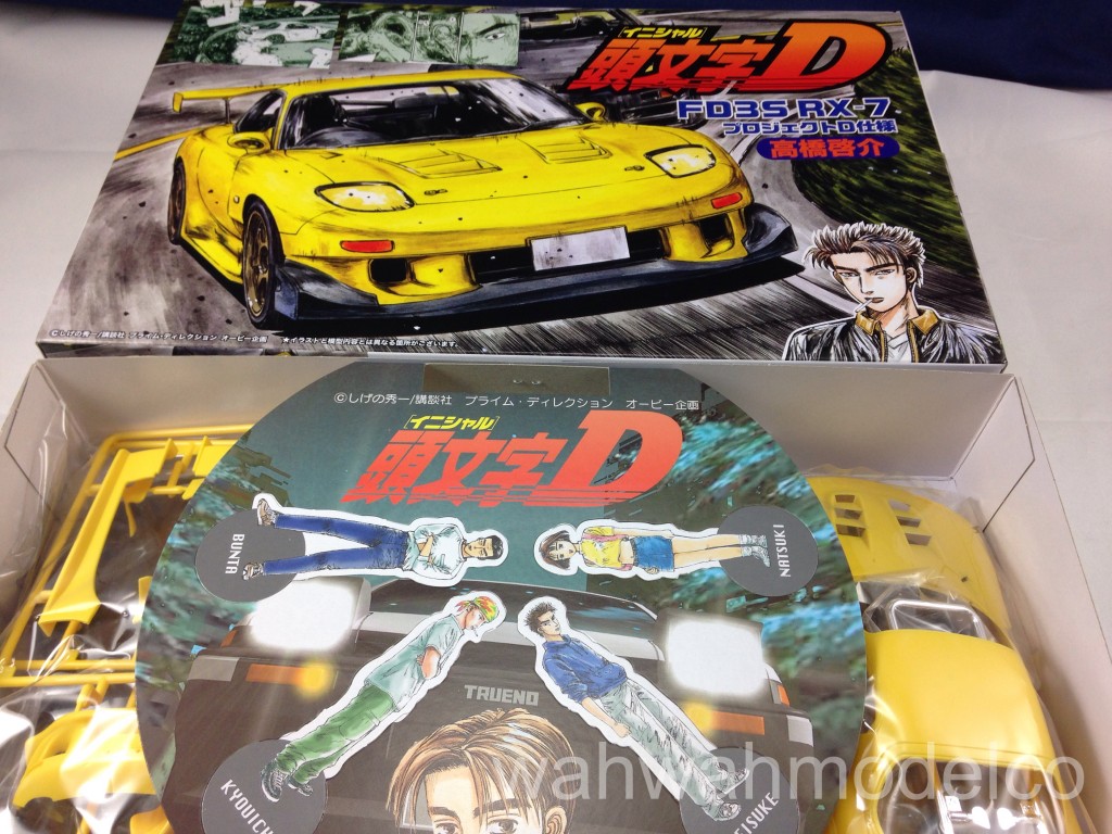 Fujimi 159 124 Initial D 21 Fd3s Rx 7 Project D Takahashi Keisuke