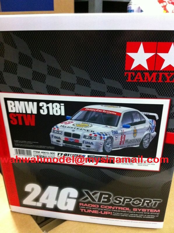 Tamiya 46613 1/10 RTR BMW 318i STW – TT01ES 2.4GHz w/ESC