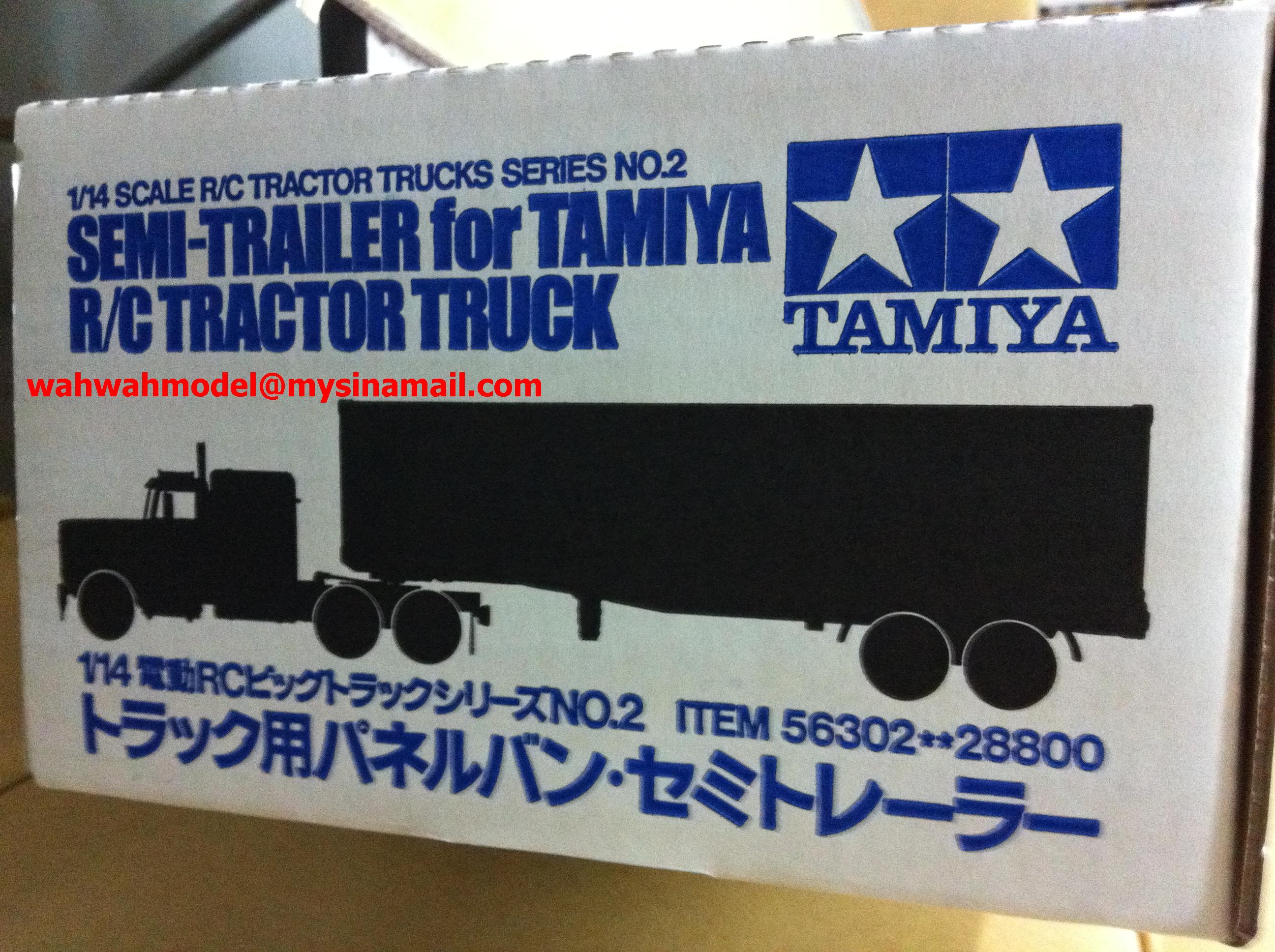 tamiya rc semi trucks trailer b double