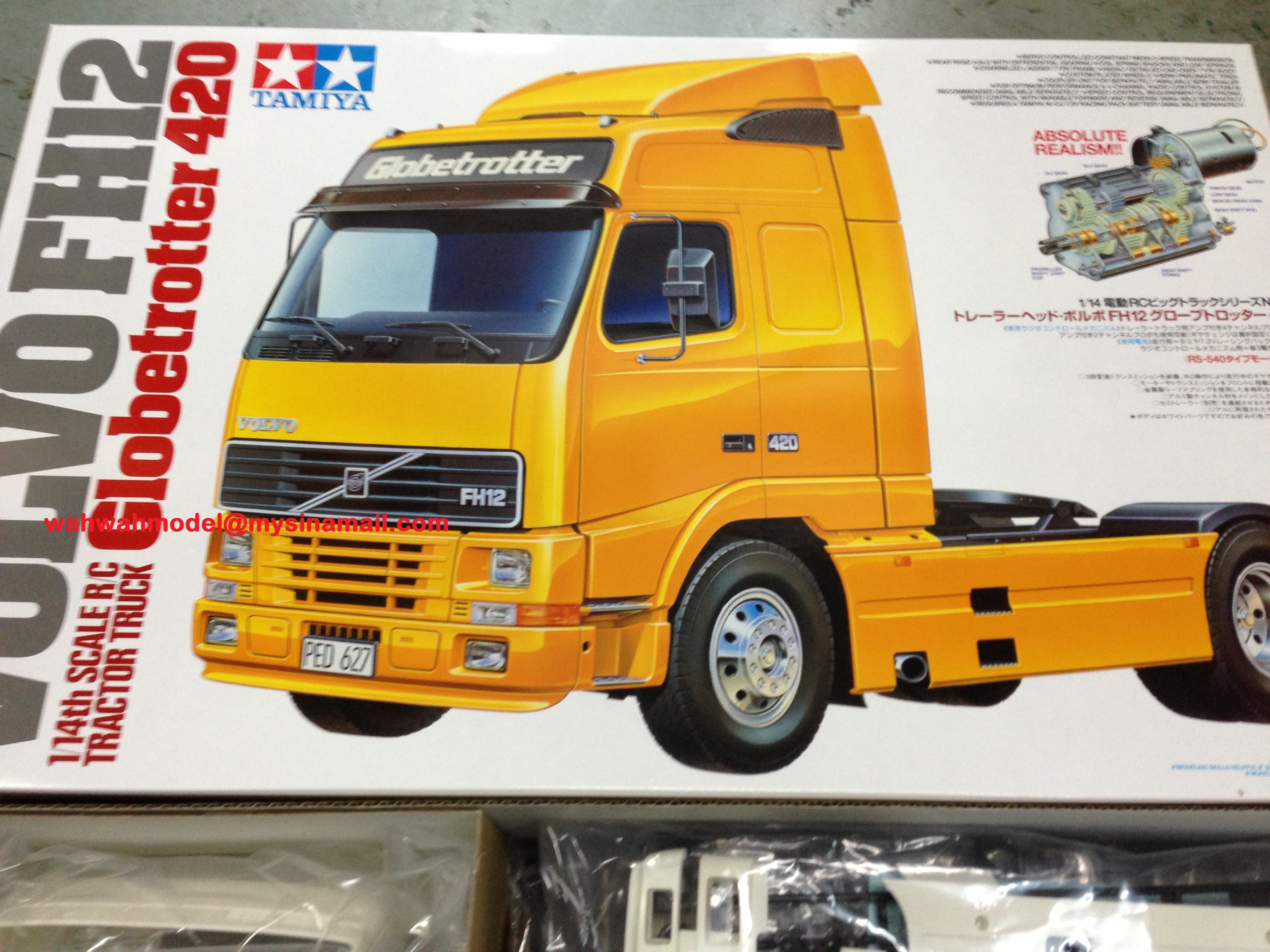 Tamiya 56312 1/14 RC Volvo FH12 Globetrotter 420