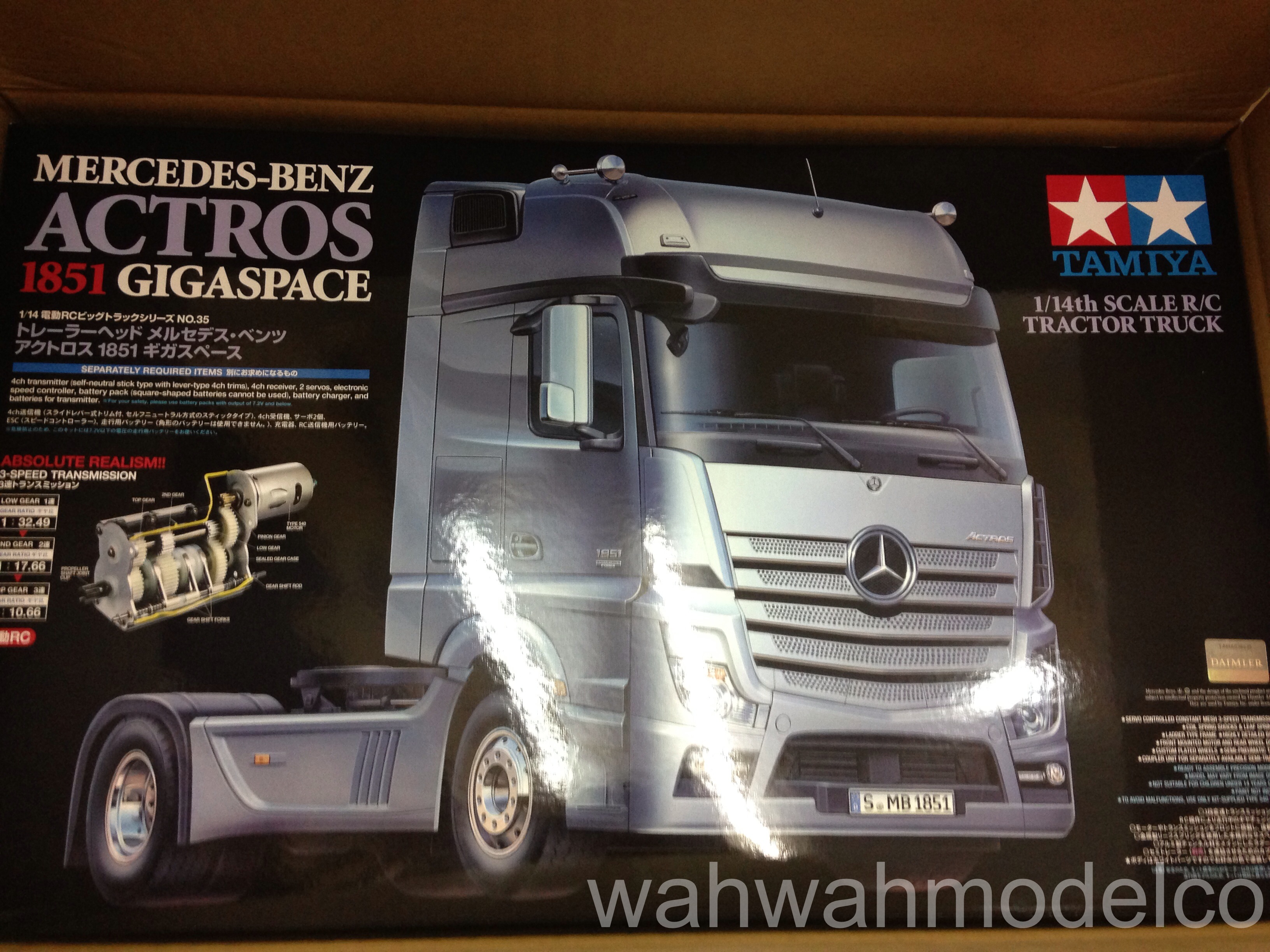 Tamiya 56335 1/14 RC Mercedes-Benz Actros – 1851 GigaSpace