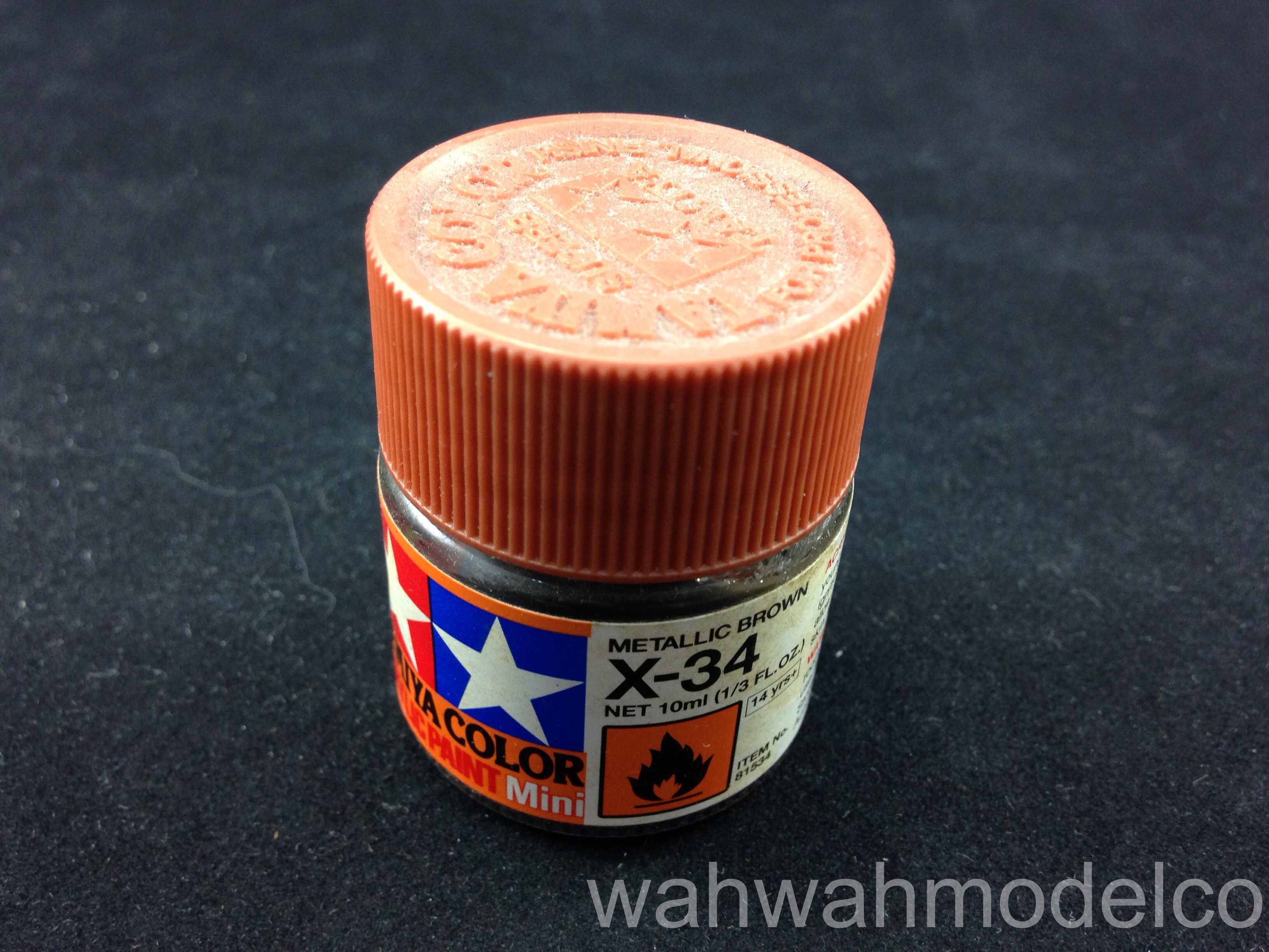 tamiya81534miniacrylicx34metallicbrown