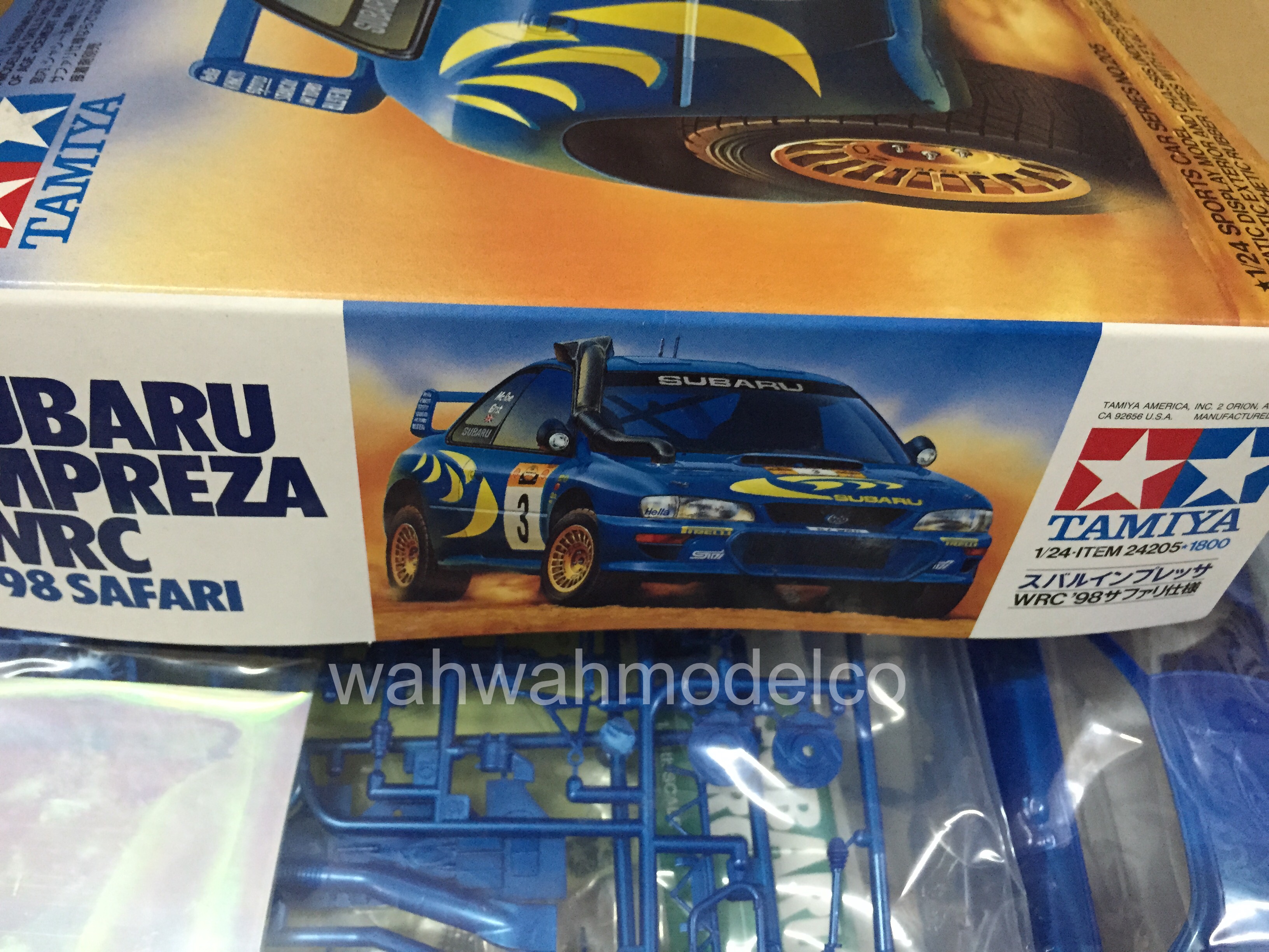 ドリパケ TAMIYA SUBARU INPREZA WRC 1998 TAMIYA 1/24 Sports Car Series No.199 Subaru Impreza WRC 1998