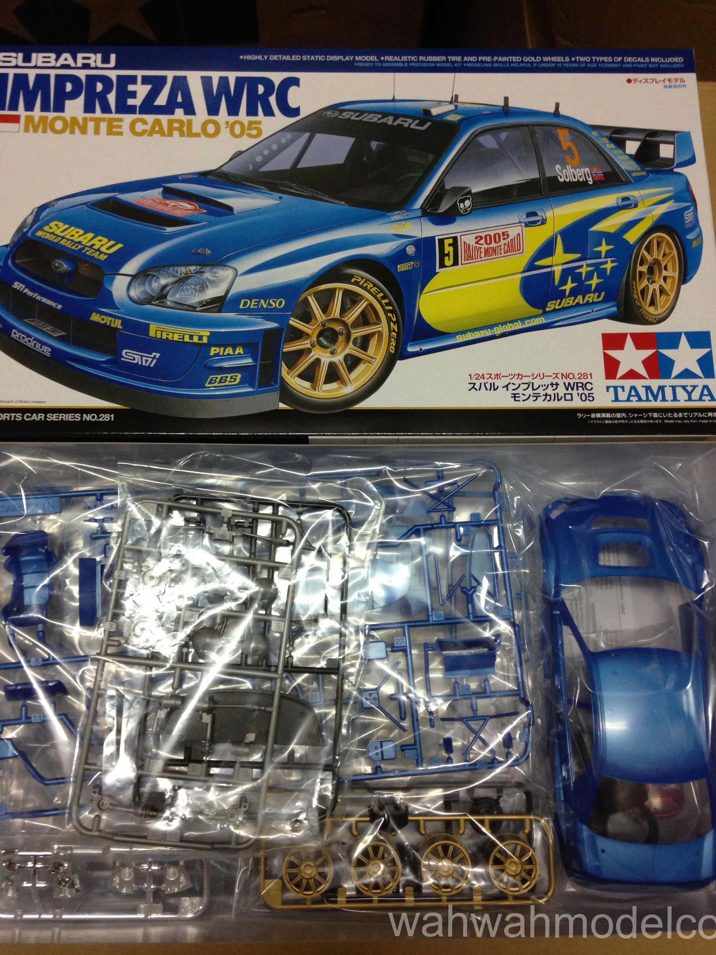 Tamiya 24281 1/24 Subaru Impreza WRC Monte Carlo - WAH WAH