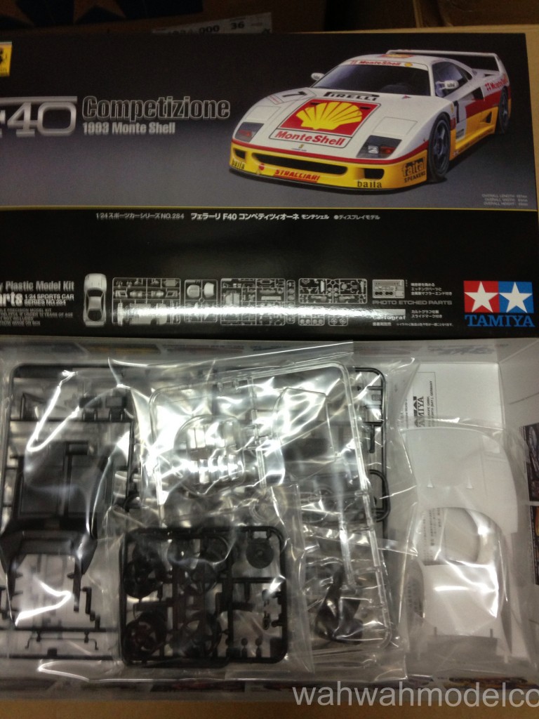 Tamiya 1/24 Ferrari F40 Competizione 1993 Mont Shell Plastic