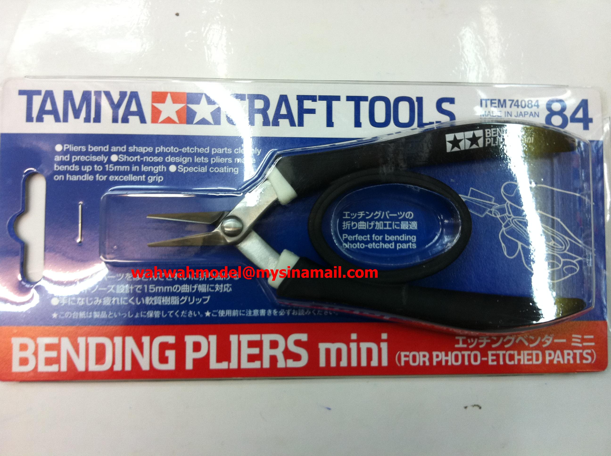 Tamiya Model Craft Tools Mini Bending Pliers for Photo-Etched Parts 74084 