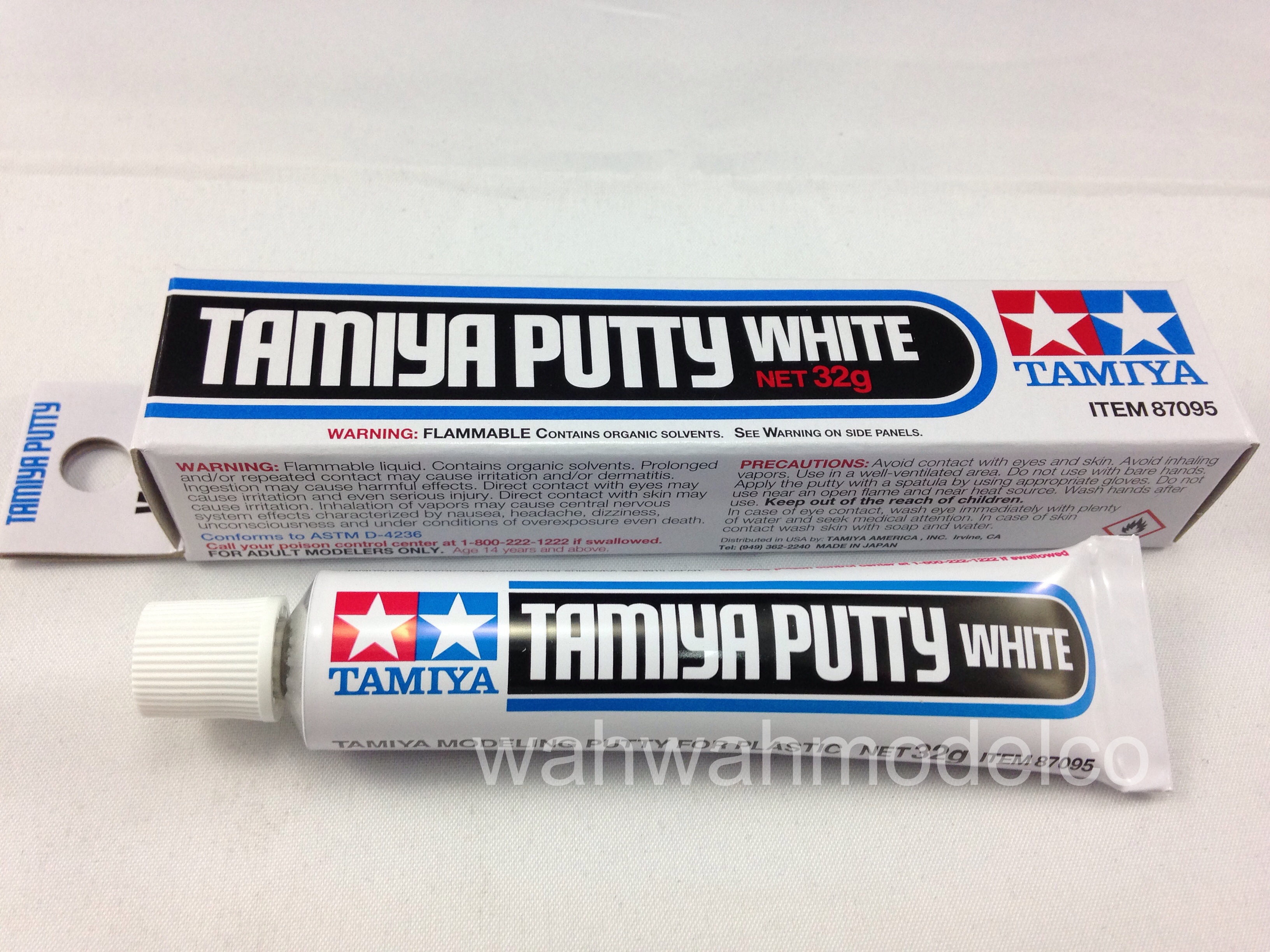 Tamiya 87095 Putty White Tube for Plastic Models