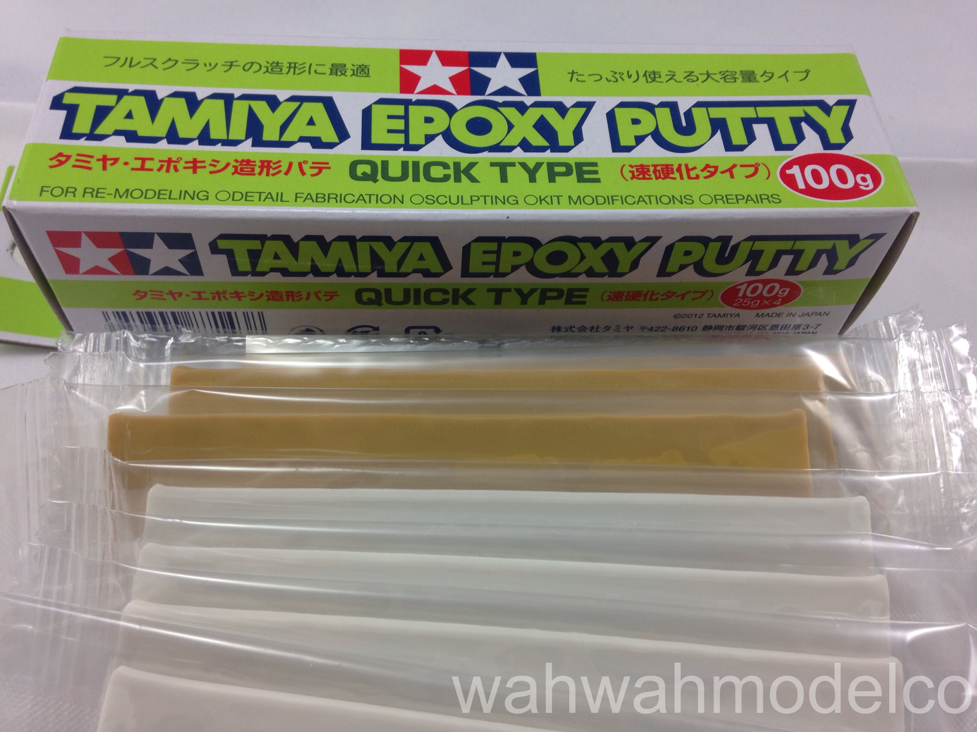 Tamiya Epoxy Putty Quick 100g 87143 – Injection Models Now