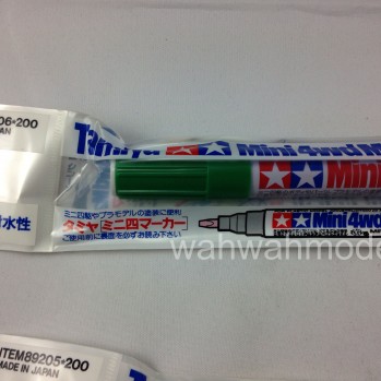 TAMIYA COLOR Mini 4WD Permanent Paint Marker 89211 MP-11 Fluorescent Yellow NEW 