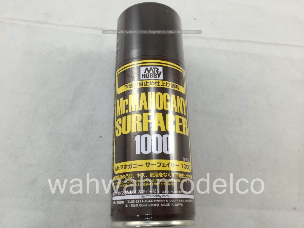 Gunze Mr. Hobby B-528 - Surfacer Mahogany 1000, 170 Ml - Primaire Pour Modélisme