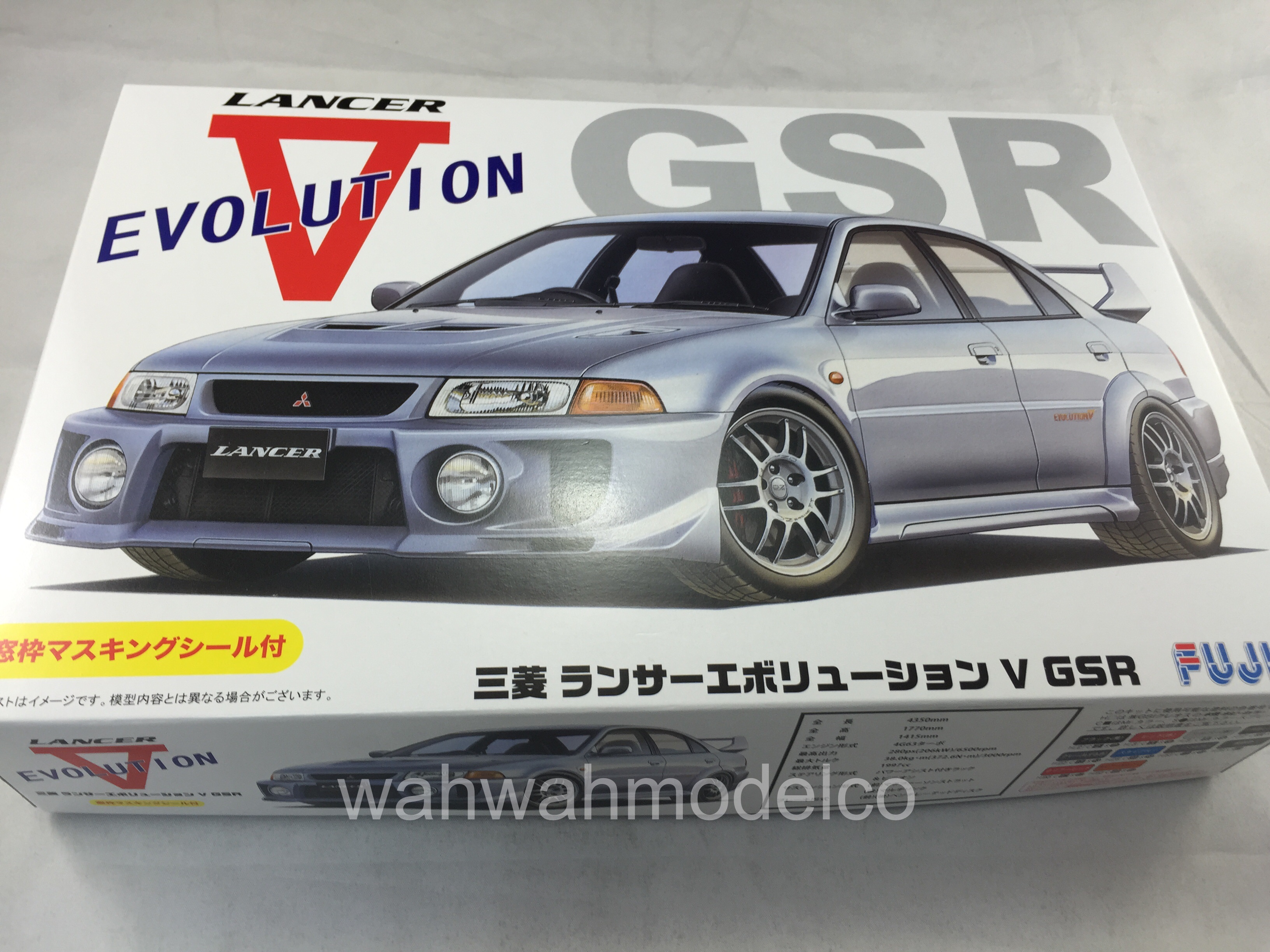 Fujimi ID-100 Mitsubishi Lancer Evolution V GSR 1/24 Scale kit 