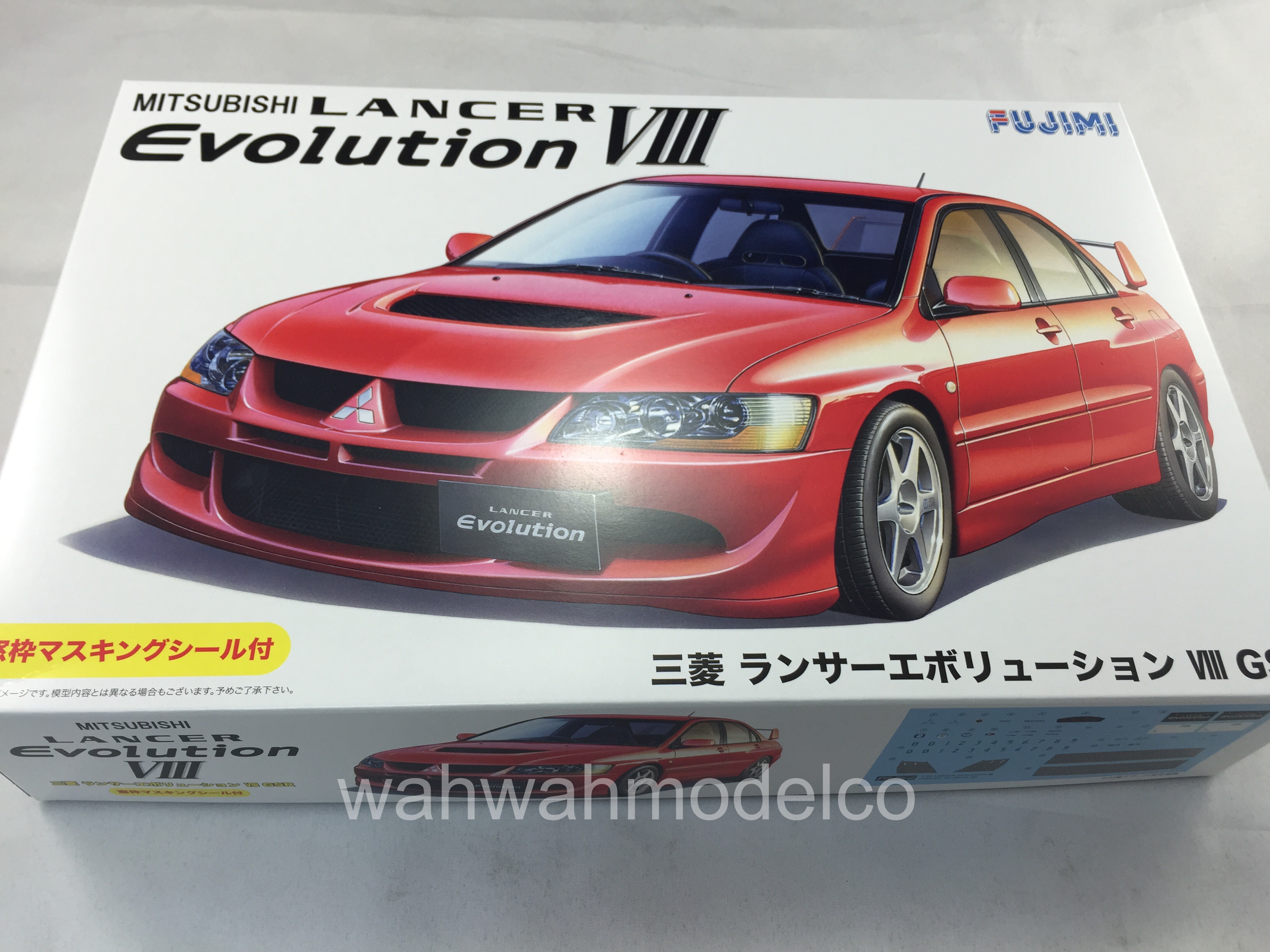 New Fujimi ID-180 Mitsubishi Lancer Evolution VIII GSR 1/24 scale model kit JP 
