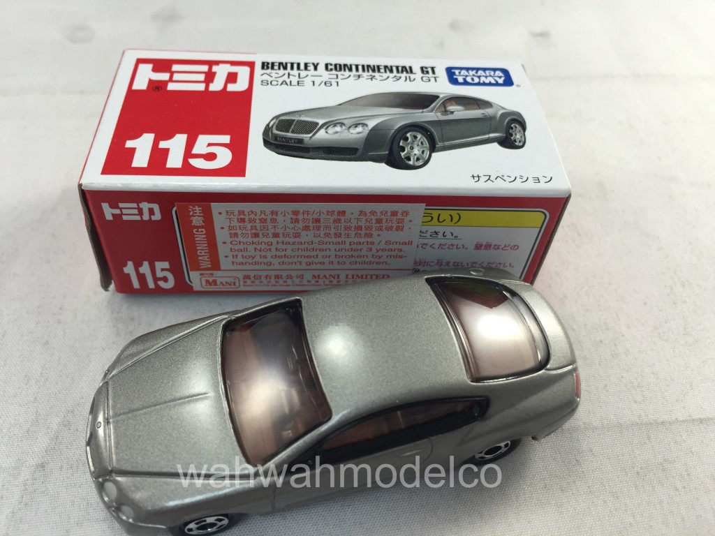 TOMICA 115 BENTLEY CONTINENTAL GT 1/65 2010 NEW MODEL TOMY