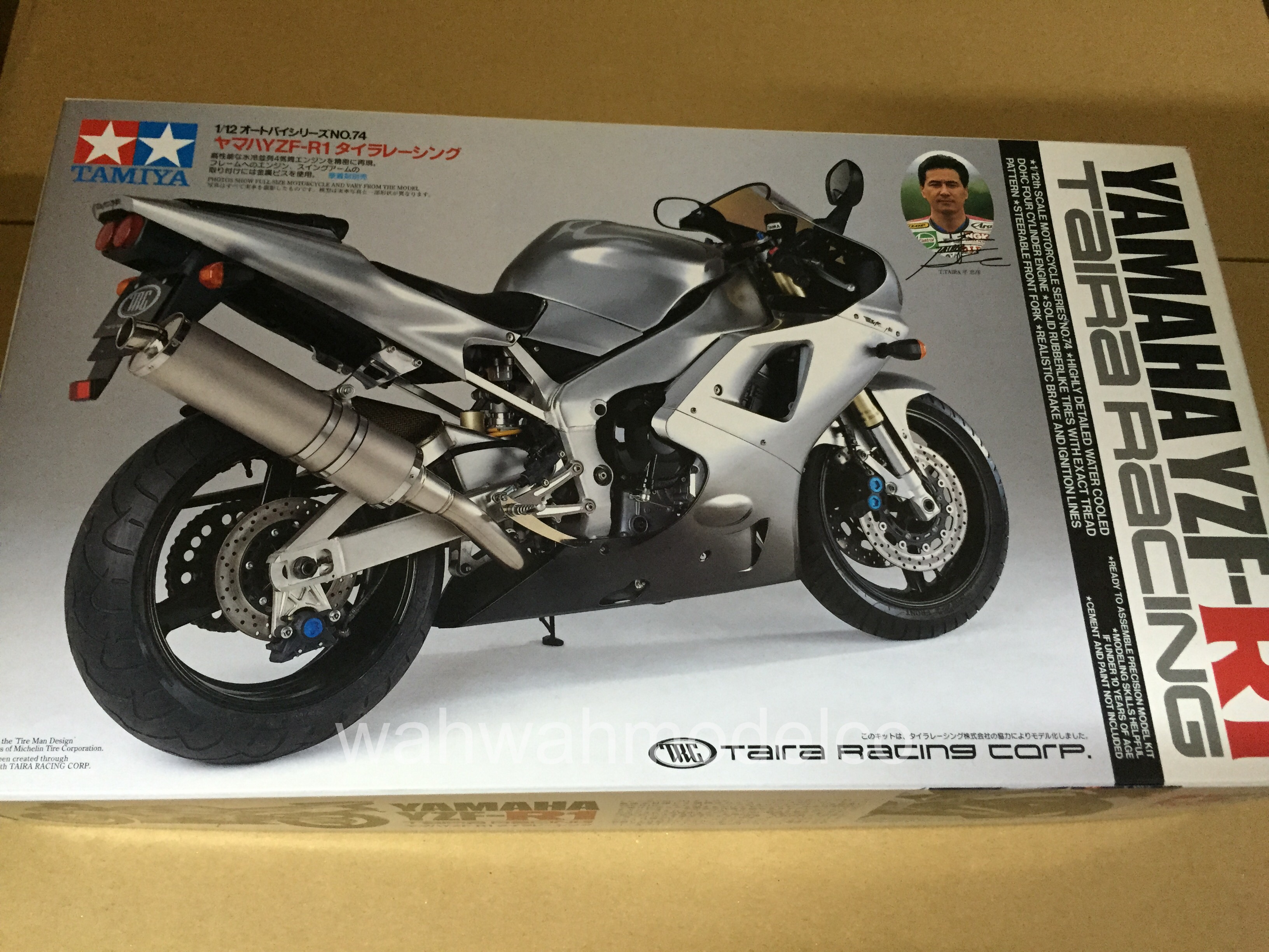 14074 Yamaha Yzf-r1 Taira Racing Tamiya 1/12 Plastic Model Kit Year 2000 for sale online