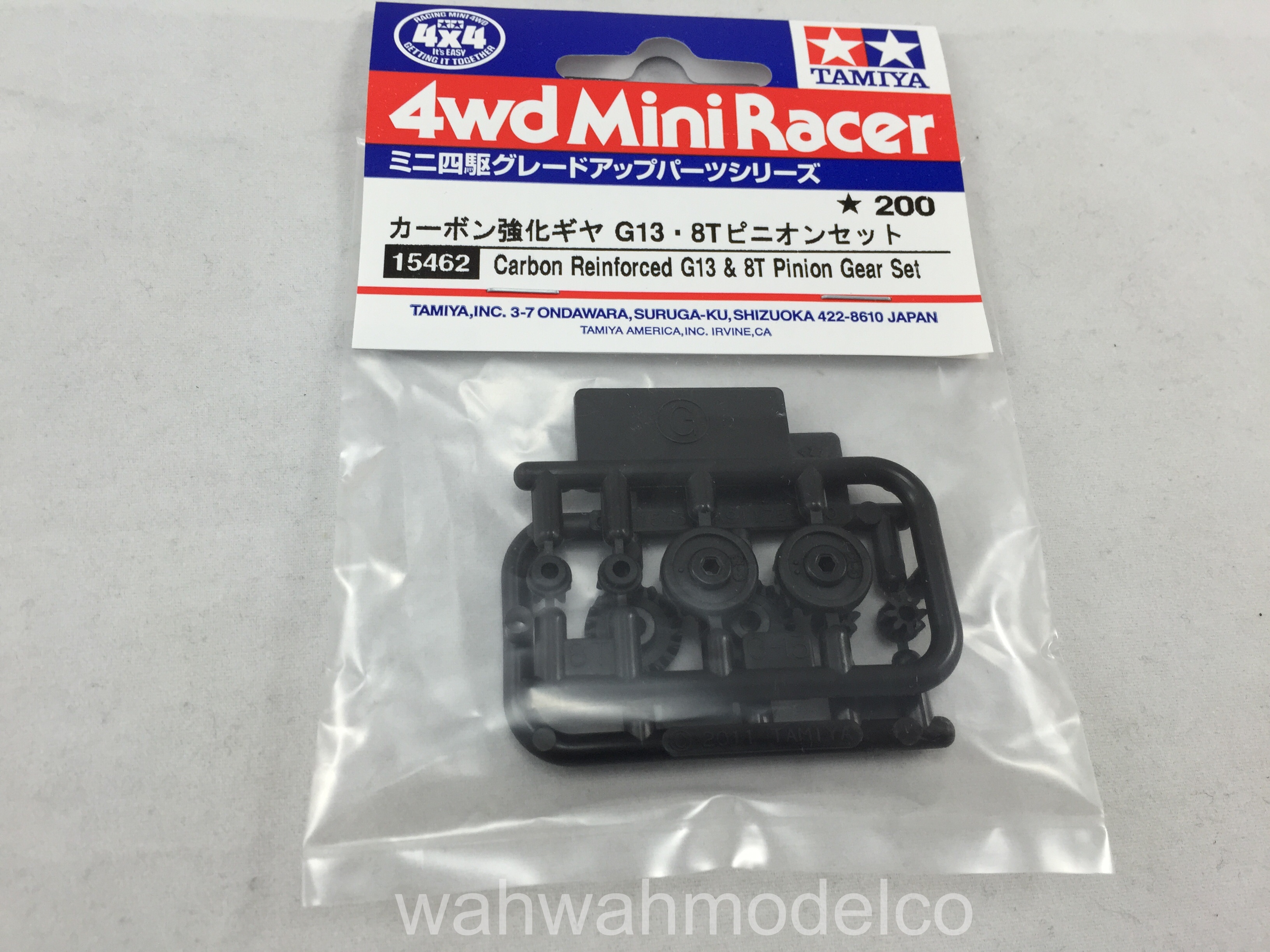Tamiya 15289 New Mini 4wd 8T Metal e Plastic Pinion Gear Set 4pcs.Each 