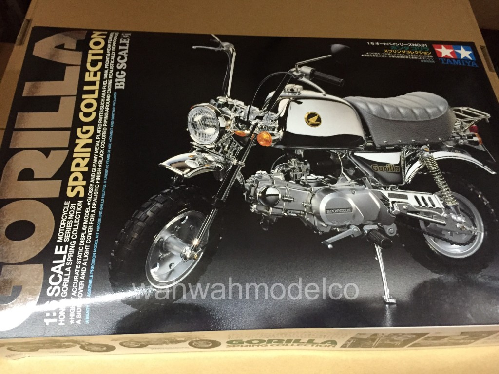 Maquette Moto TAMIYA 1/6 Ref 16031 Honda Gorilla Spring Collection