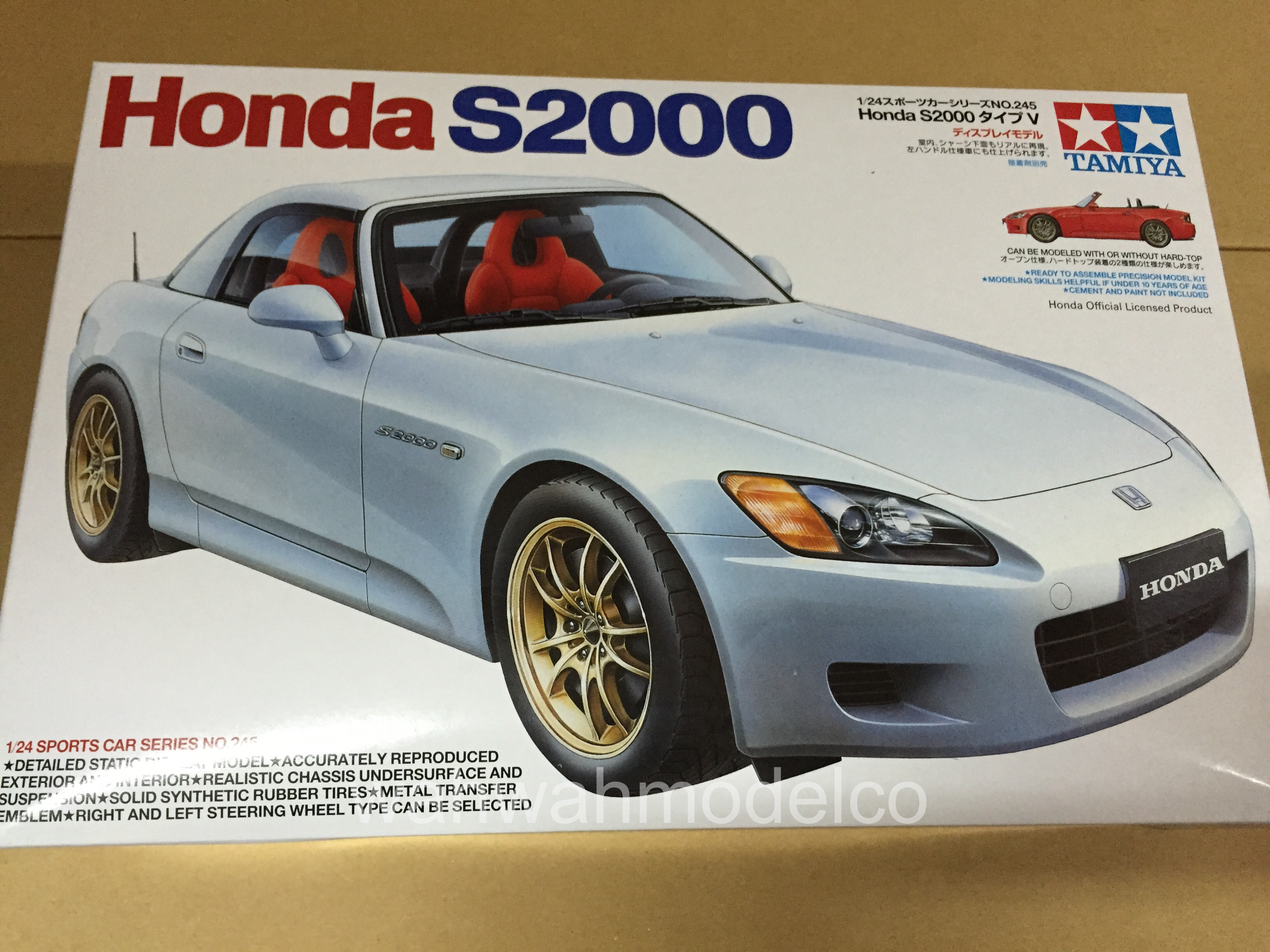 Tamiya 124 Honda S00 New Version Tamiya 124 Honda S00 New Version