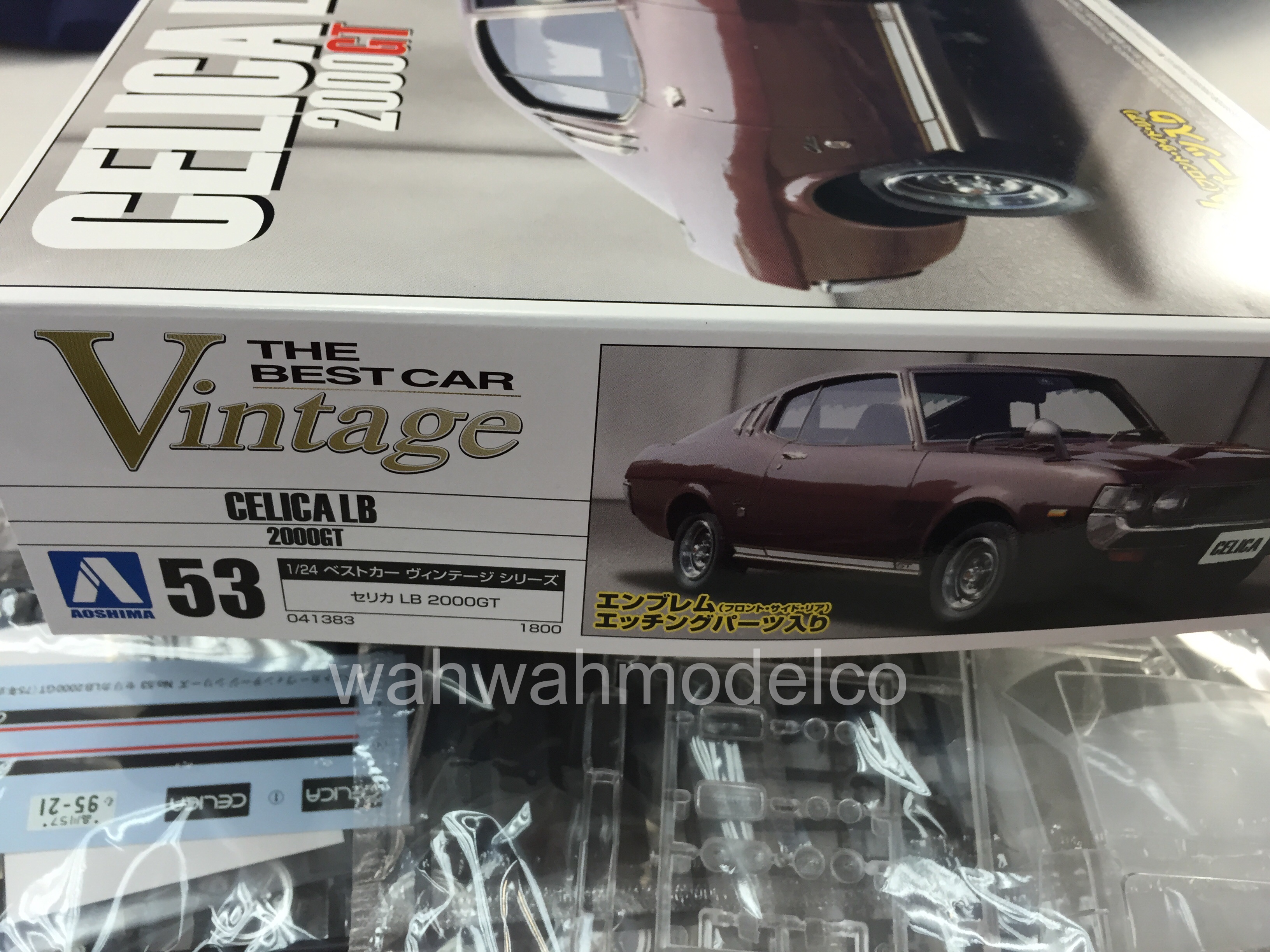 Maquette Aoshima 1/24 - Toyota Celica LB 2000GT - The Best Car Vintage Series No.53