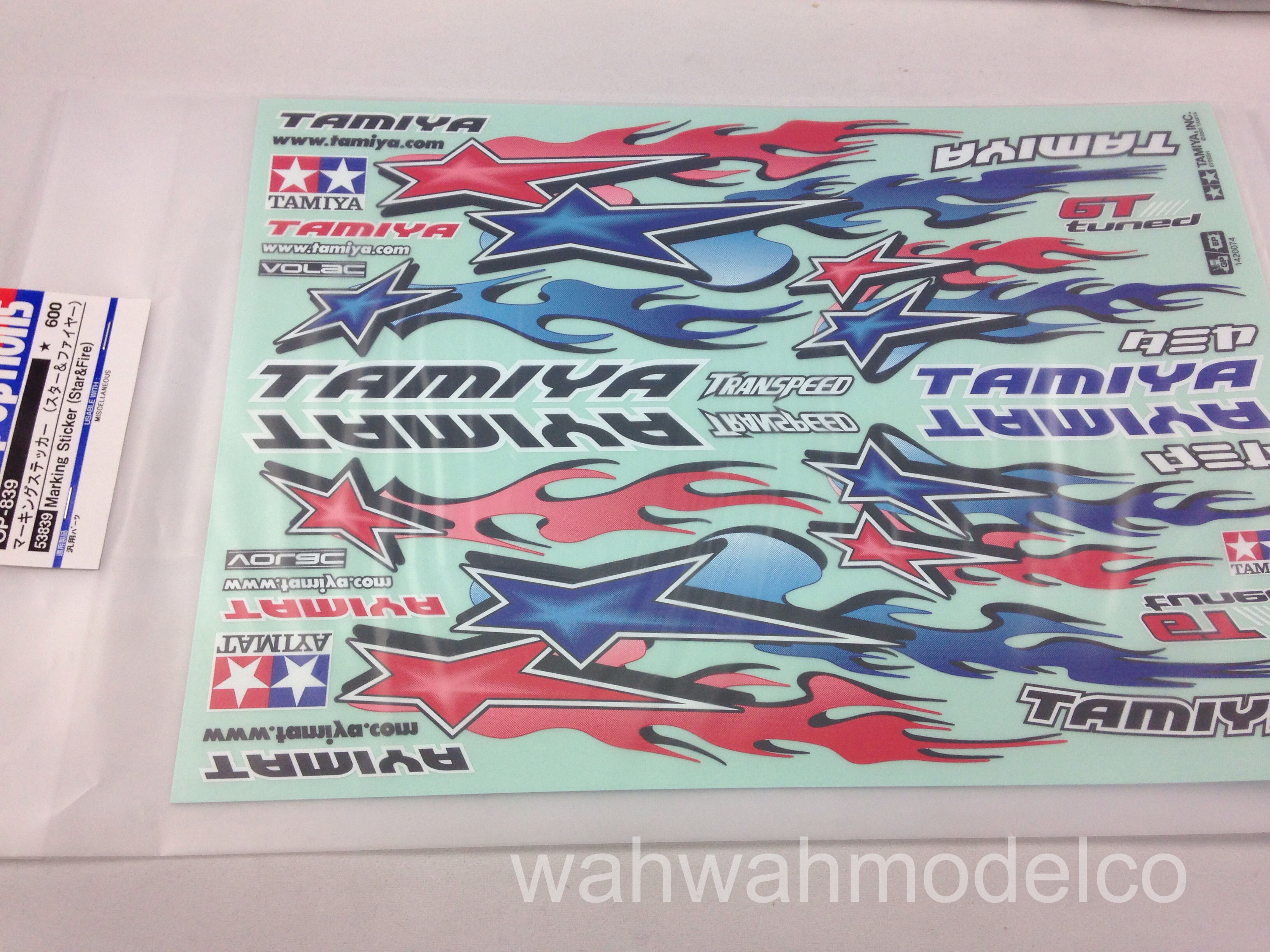 tamiya scania stickers