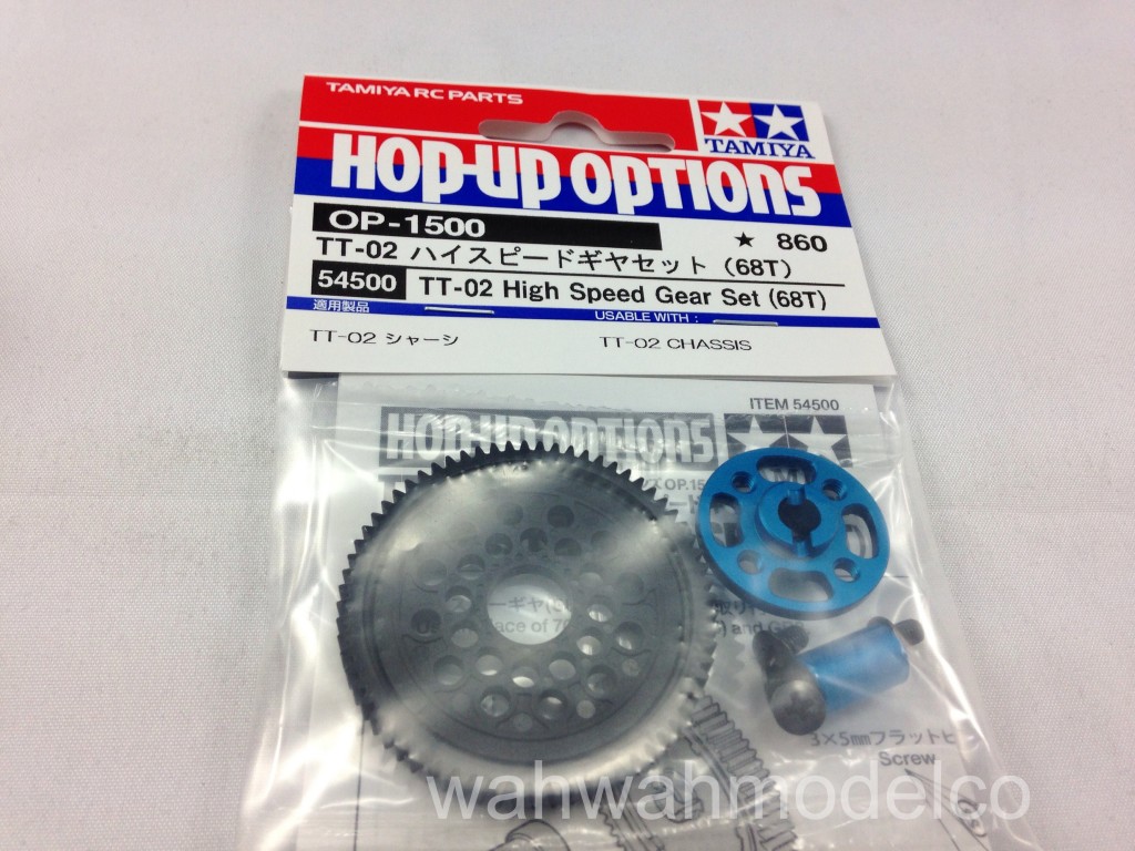 Tamiya 54500 TT-02 High Speed Gear Set(68T) OP-1500 - WAH