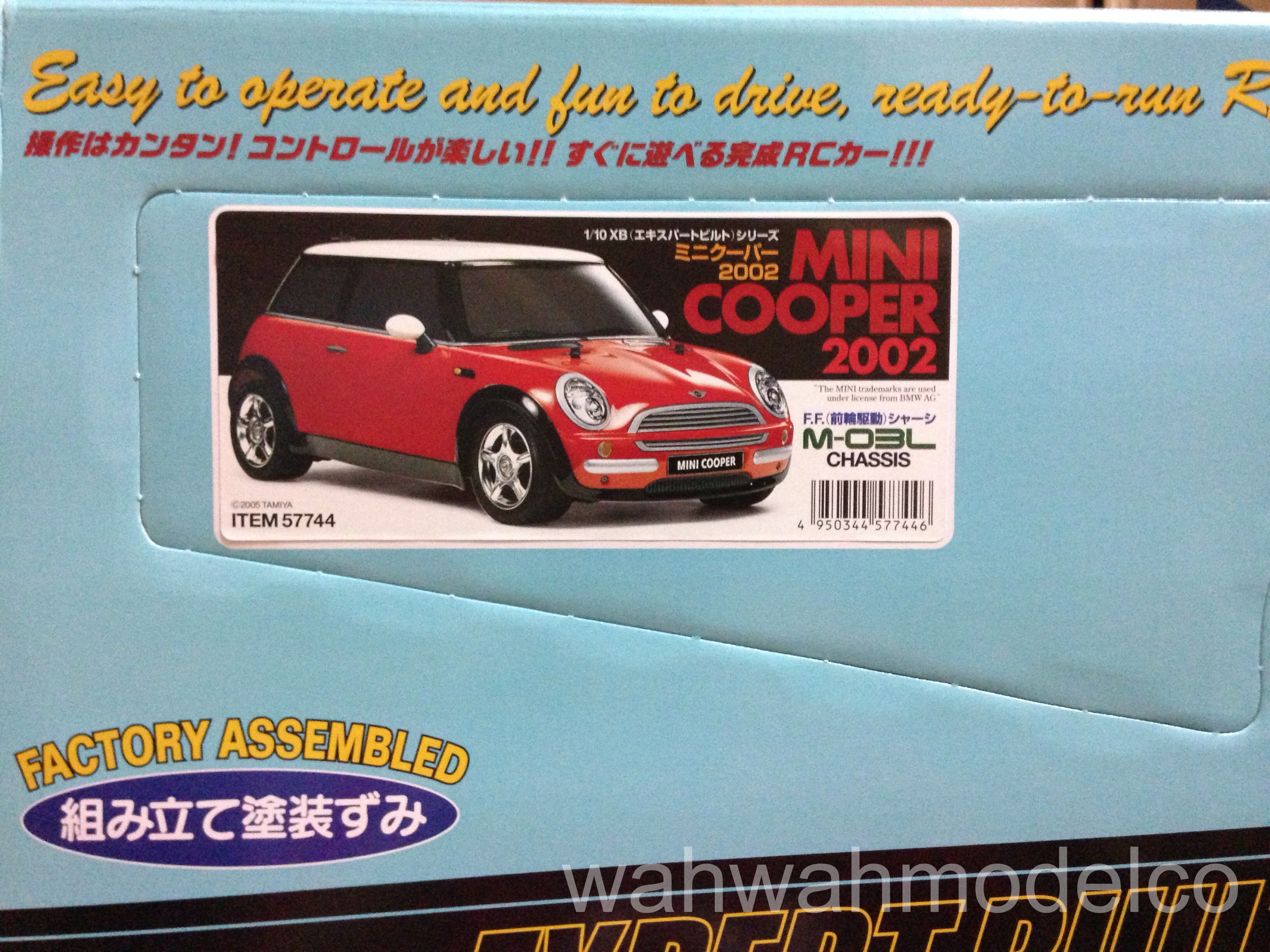 Tamiya 57744 1/10 RTR Mini Cooper 2002 – M03L
