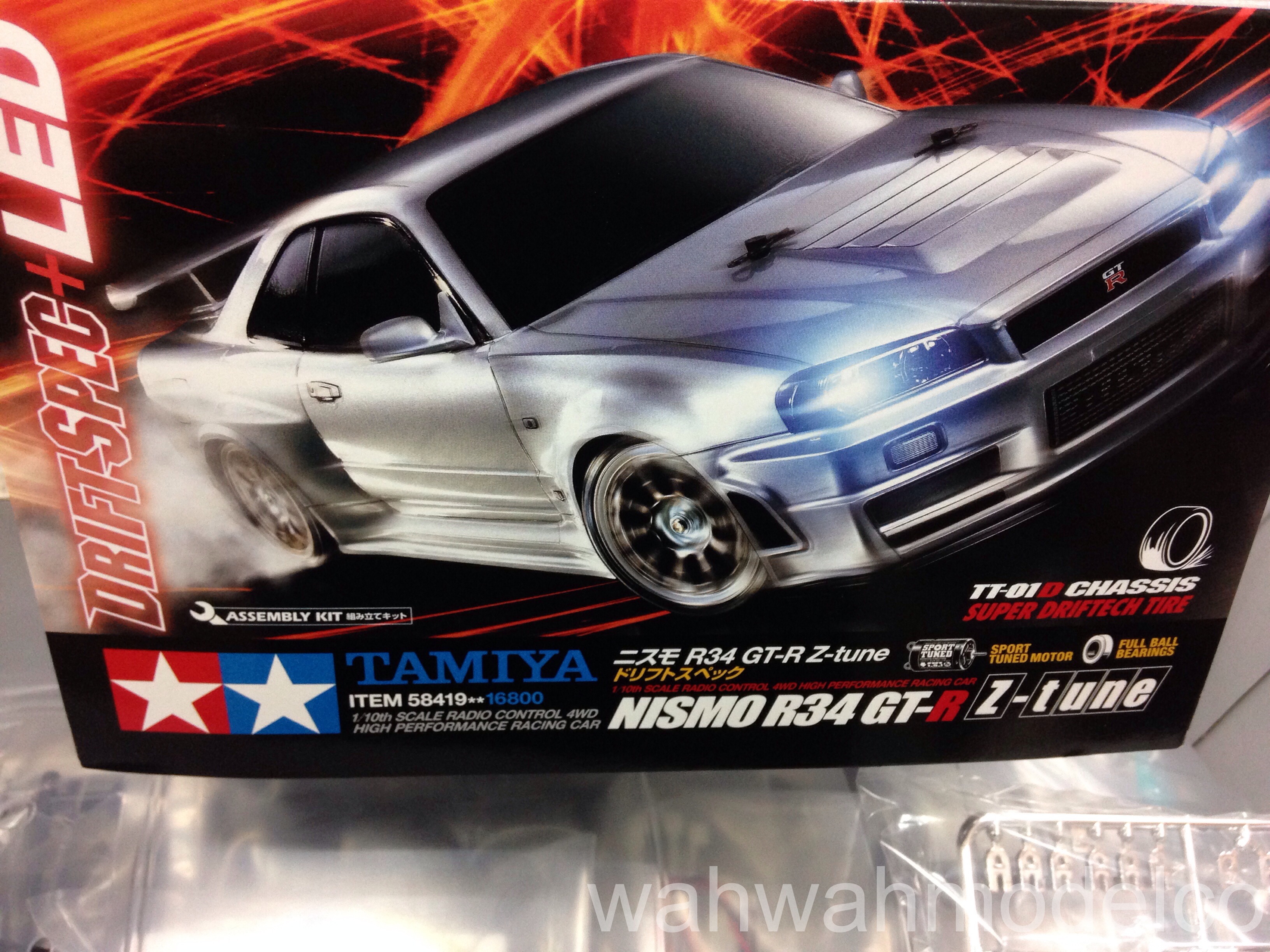 ホビーラジコン TAMIYA NISMO R34 G.T.-R Z-tune Tamiya NISMO R34 GT-R Z-Tune 1/10 4WD Drift Spec Kit (TT-02D