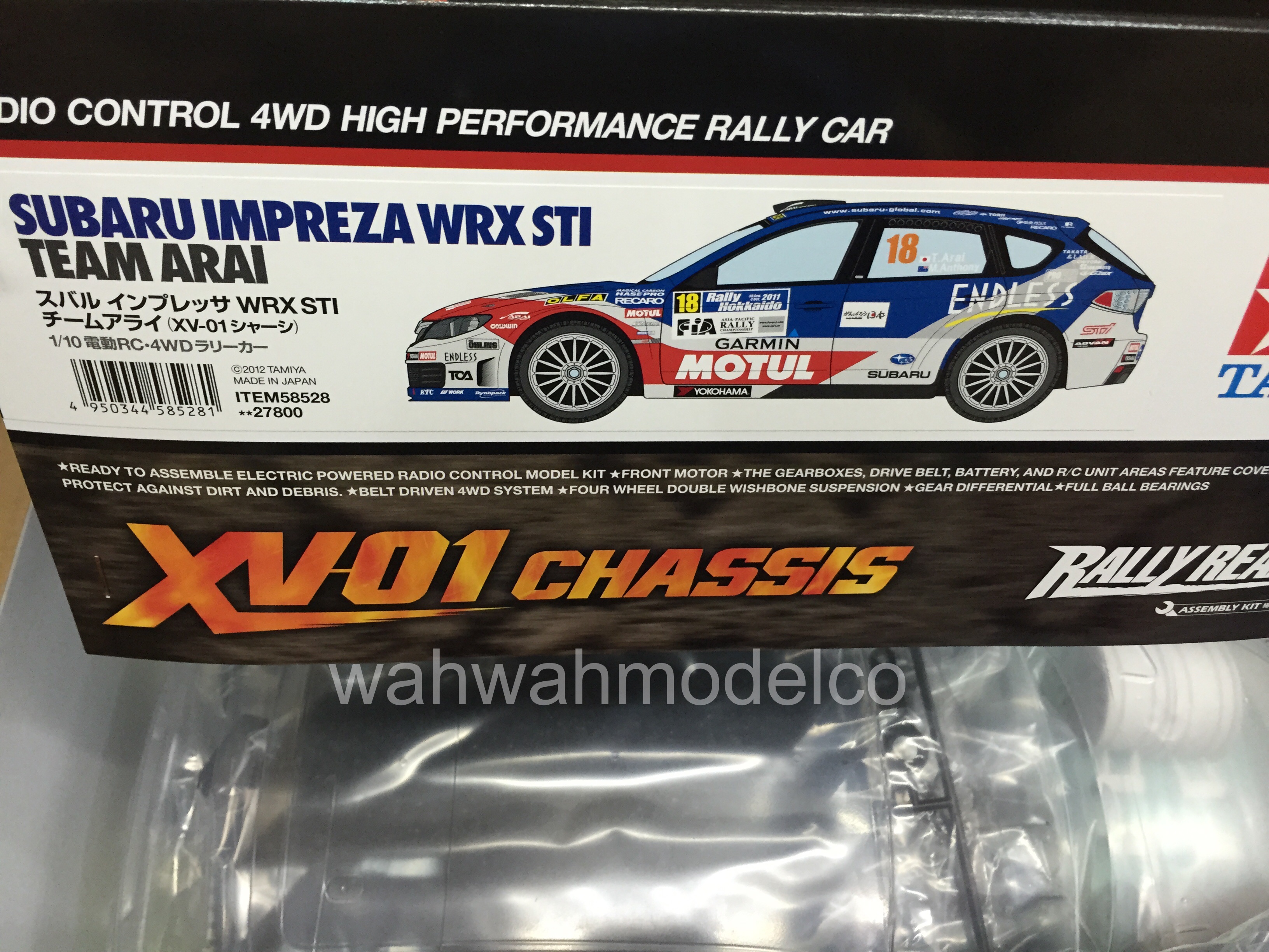 Tamiya 58528 1/10 RC Subaru Impreza WRX STi – XV-01 Team Arai