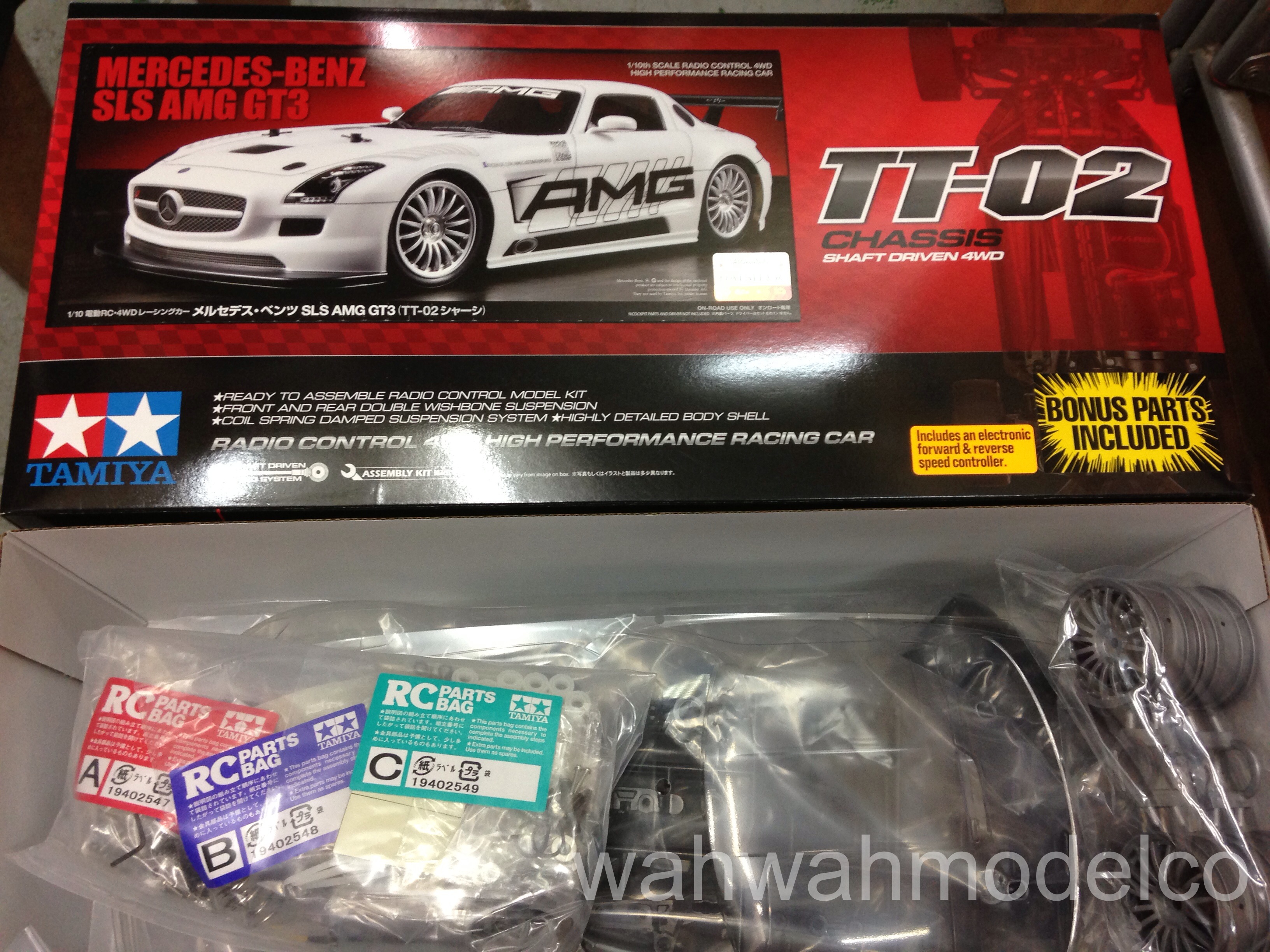 tamiya tt02 mercedes amg gt3