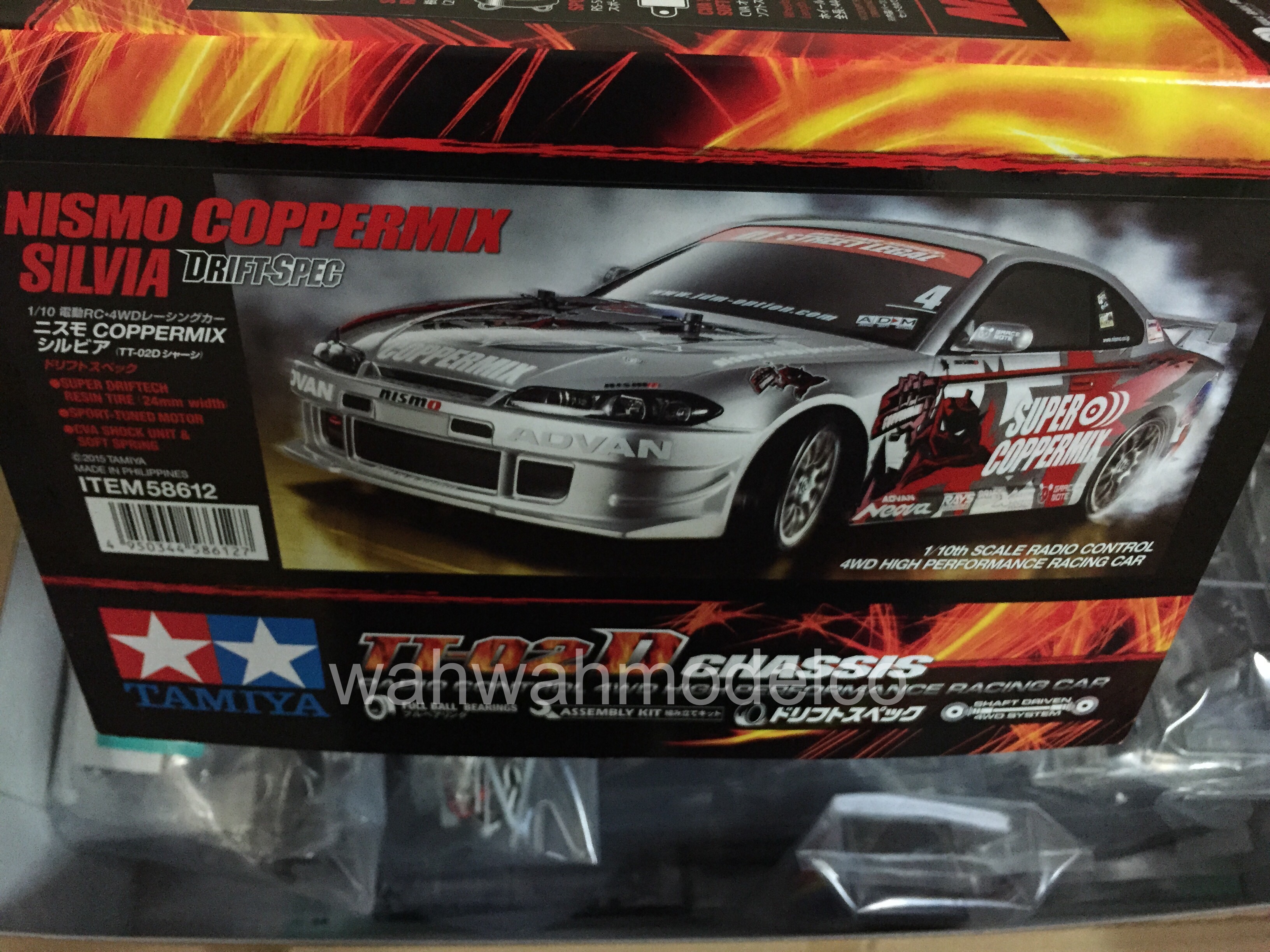 Tamiya 58612 1/10 RC NISMO Coppermix Silvia – TT02D Drift Spec