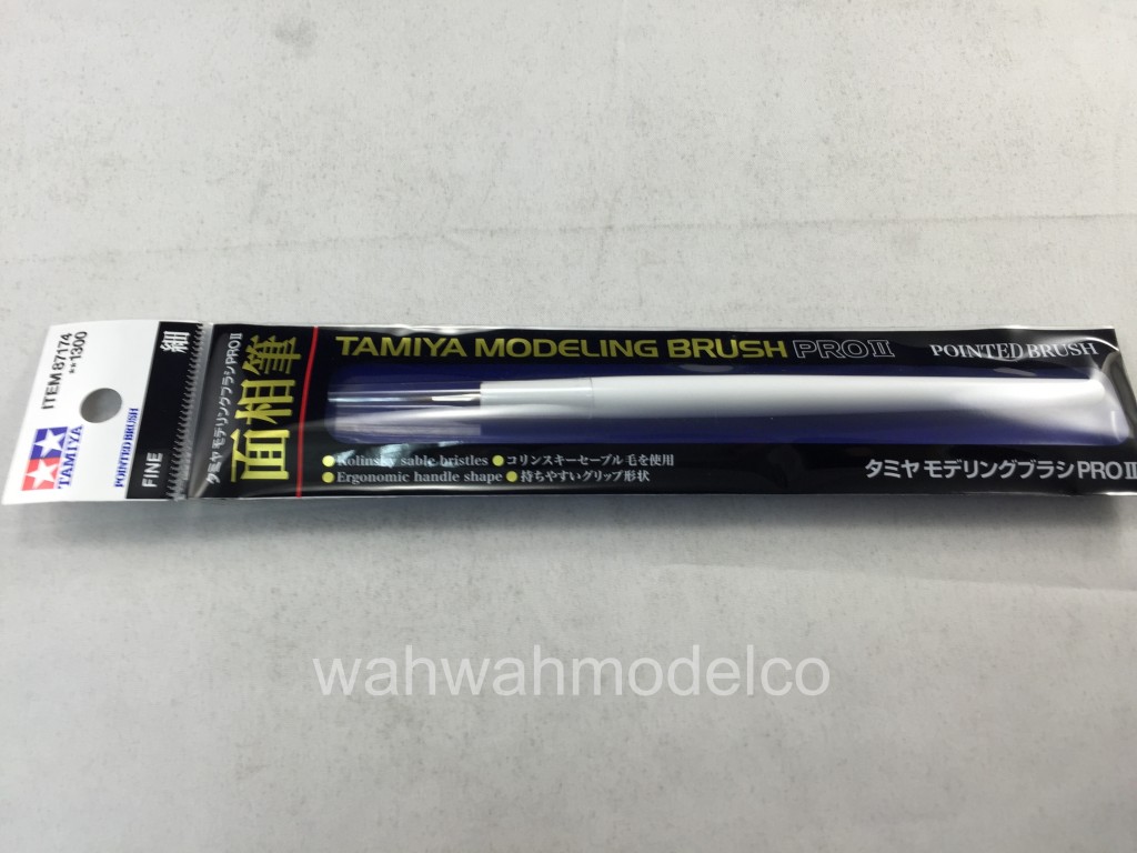 TAMIYA PRO II Extra Fine Pointed Brush - Precision Modeling Paint Brush