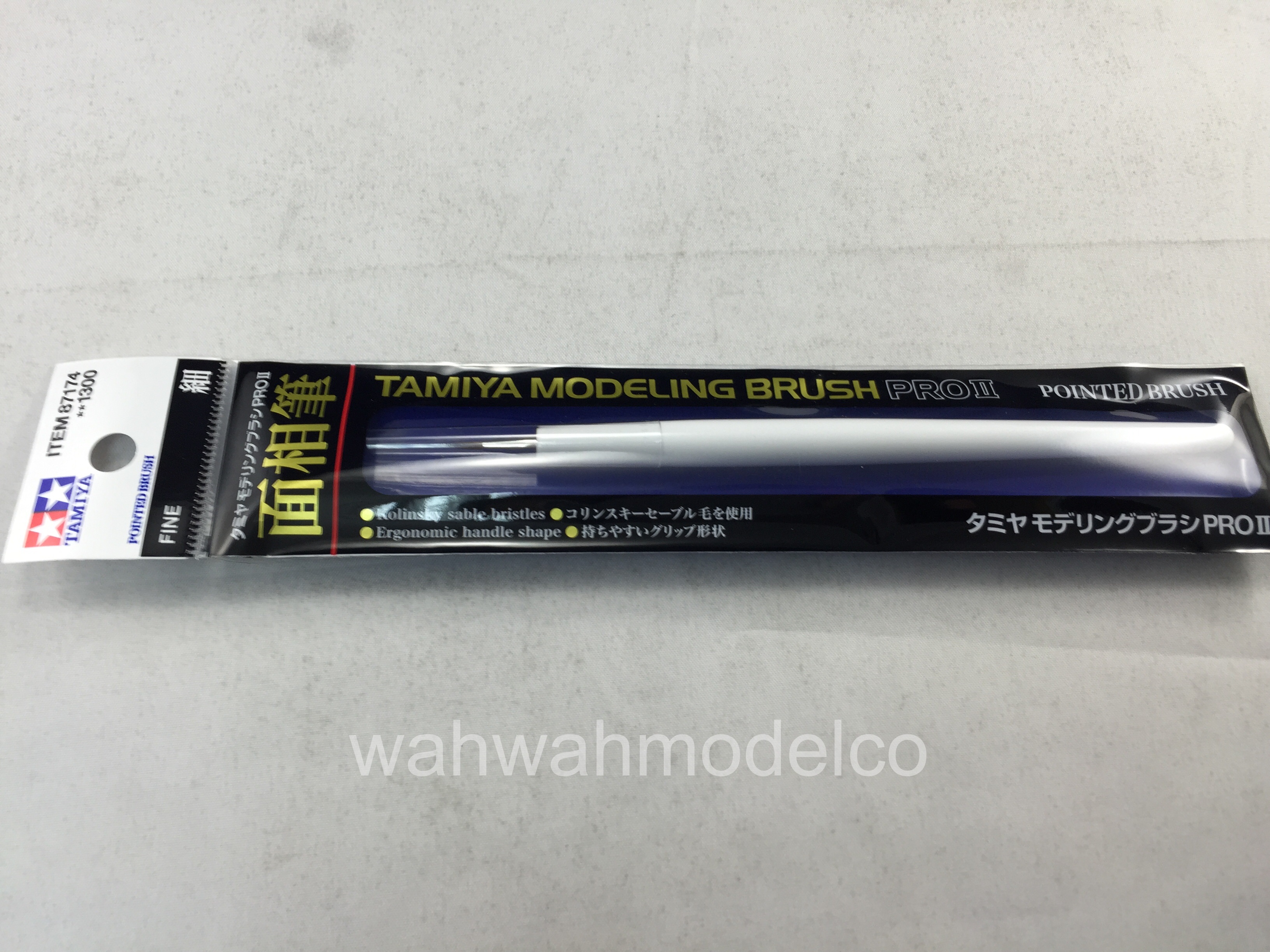 87174 Tamiya Modeling Brush PRO II Pointed Brush Fine 