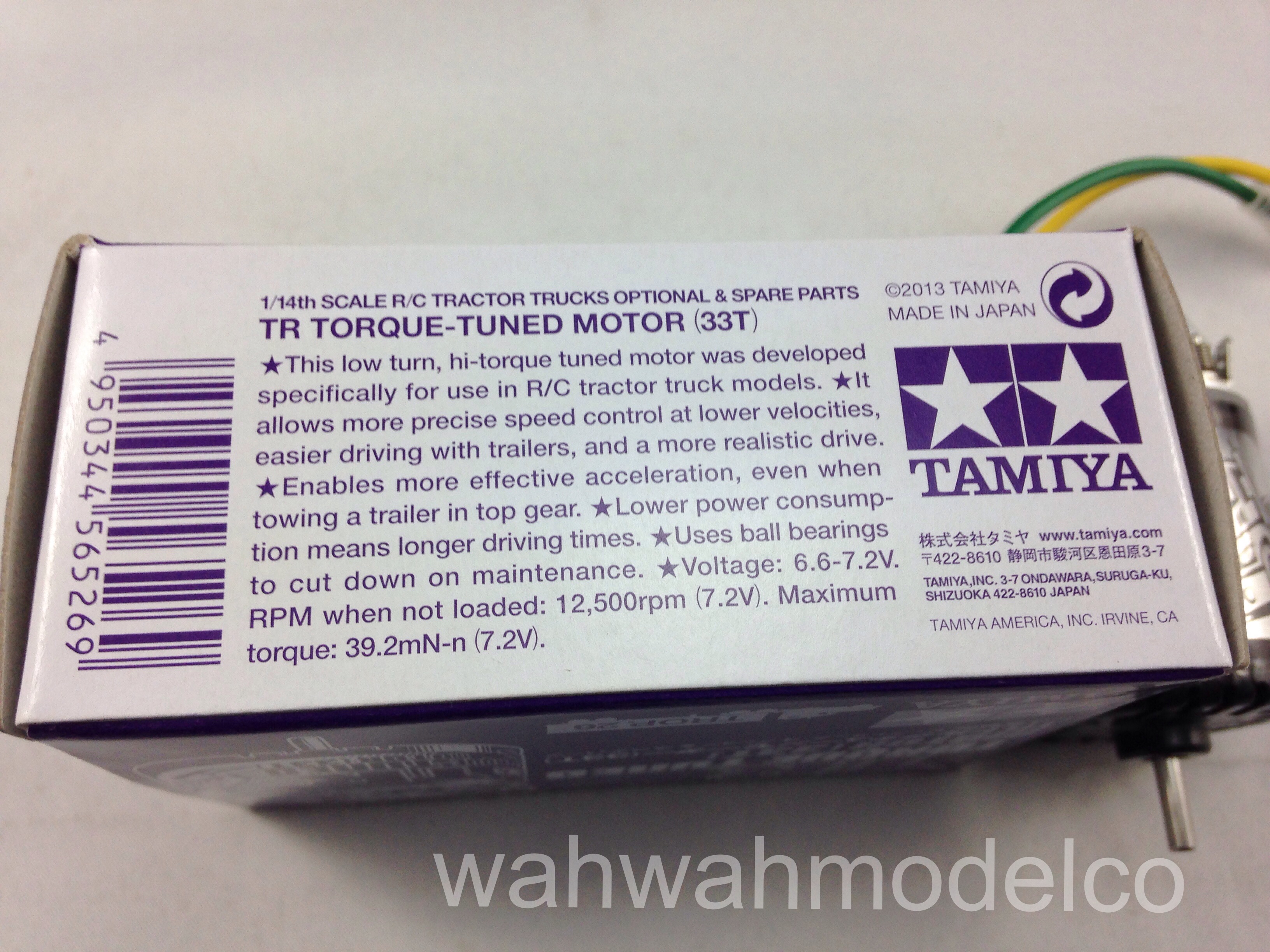 Tamiya 56526 RC Motor 33T Brushed 540 - TR Torque-Tuned