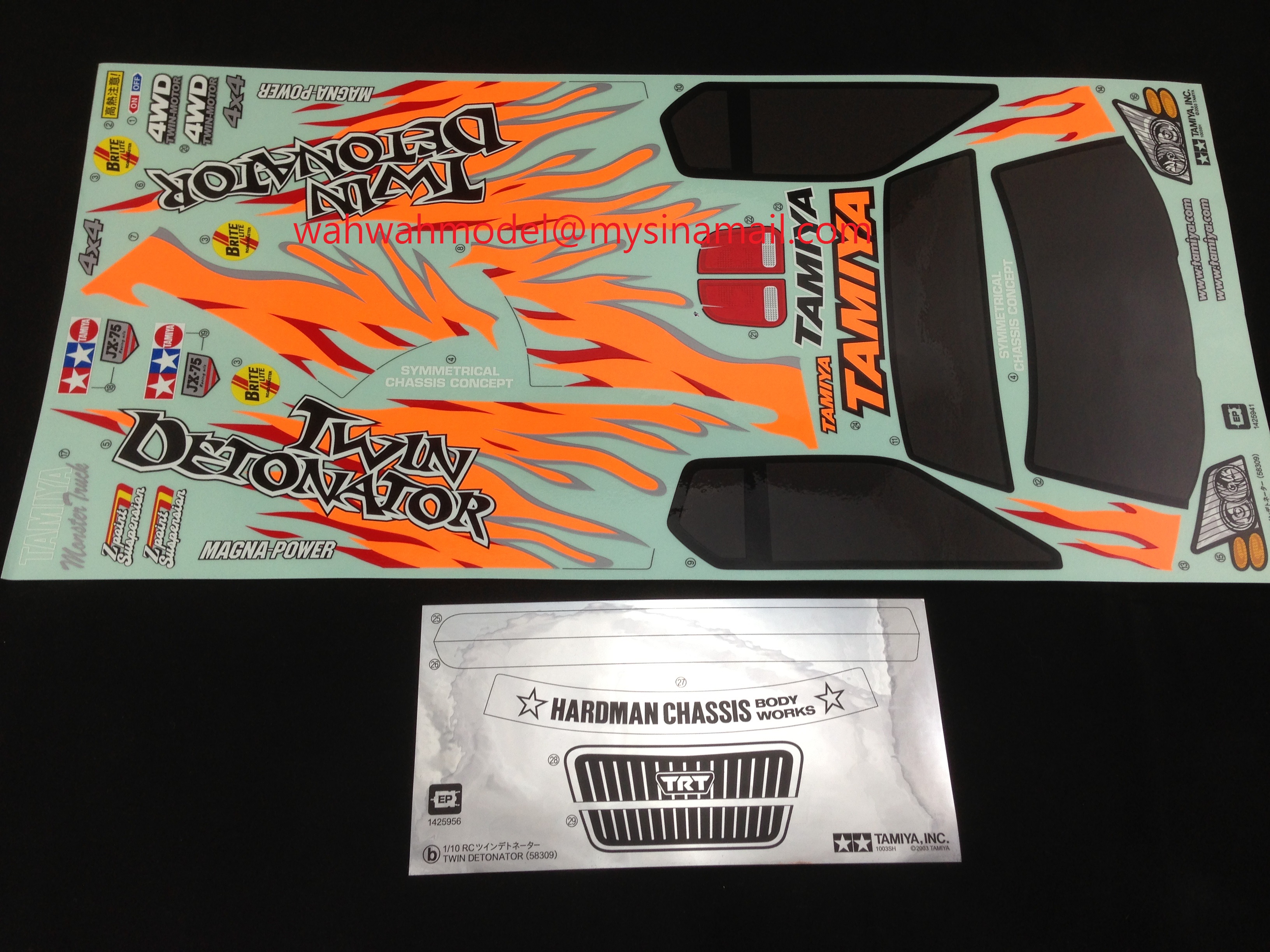 ト*ラ様 TAMIYA TWIN DETONATOR 1/10 58309 - Tamiya model database