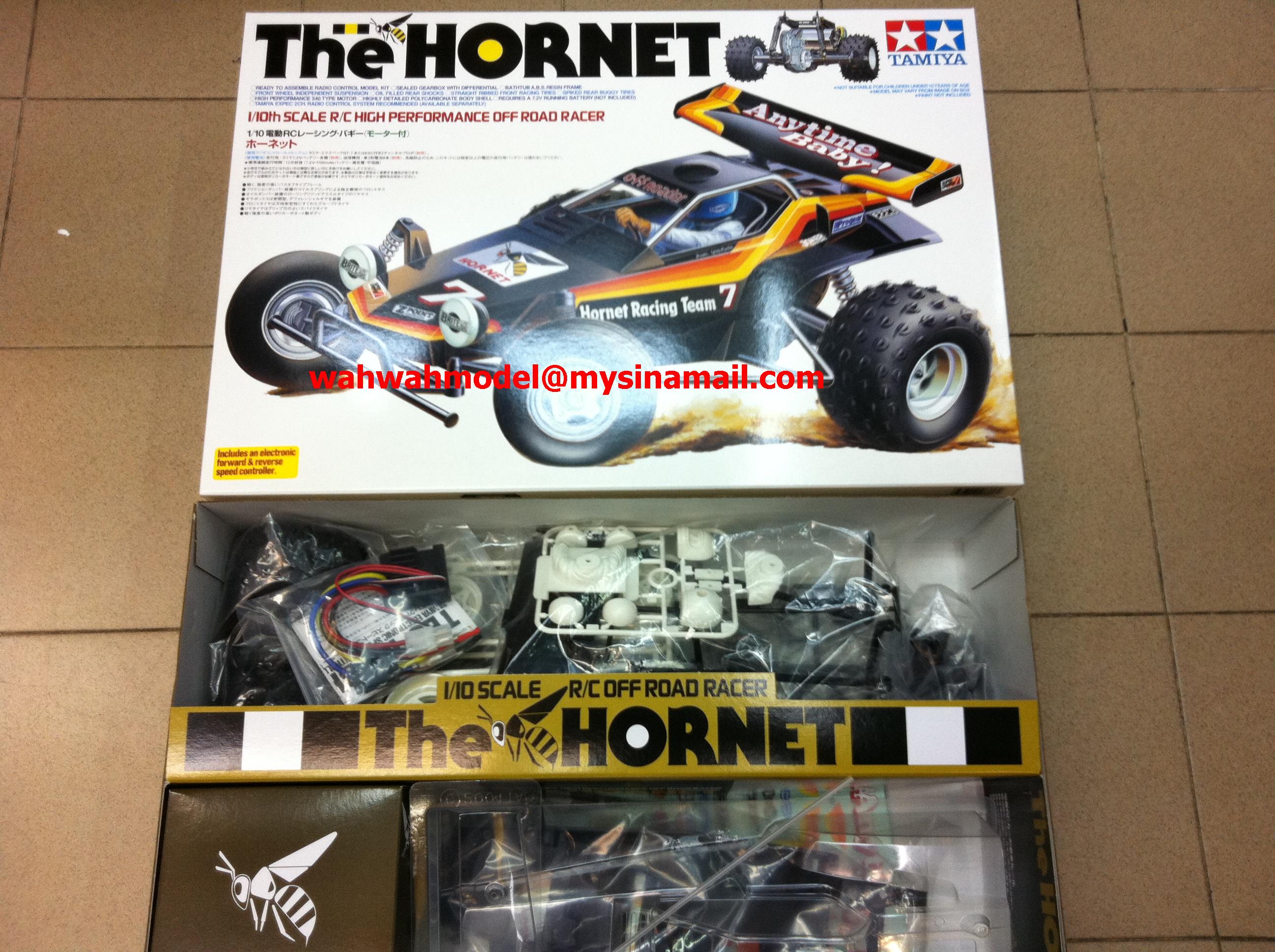 w/ESC 2004 Tamiya 58336 1/10 RC The Hornet Off Road 2WD Buggy Kit