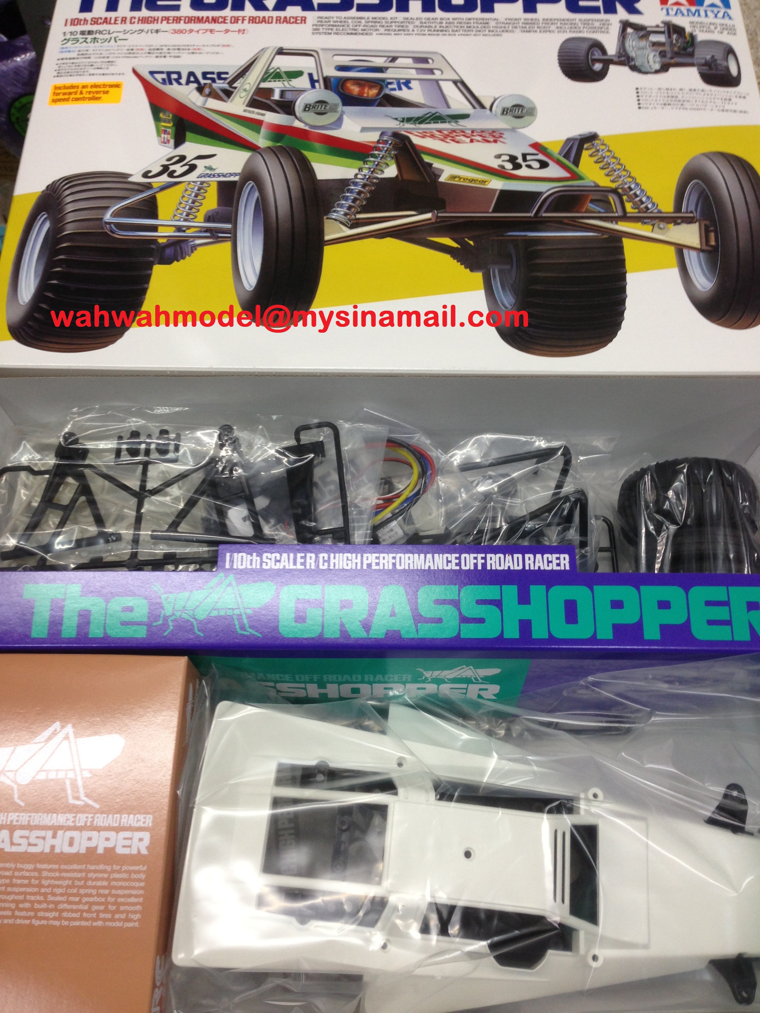 Tamiya 58346 The Grasshopper RC Radiocomando RC (AUTO SENZA ESC - Foto 12