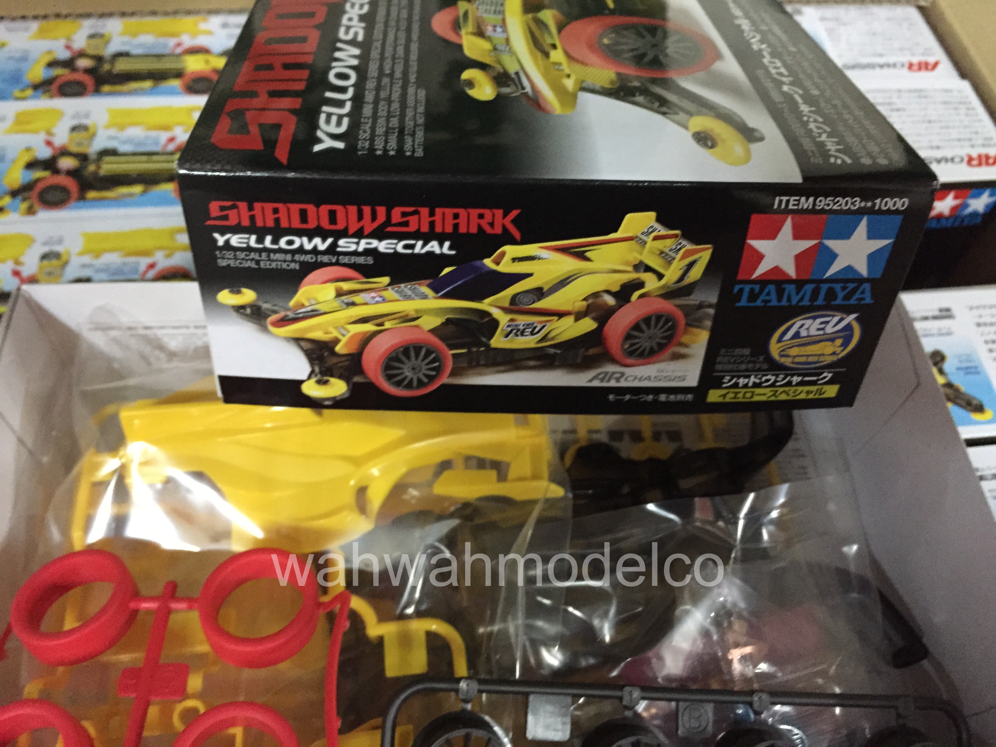 Tamiya 95203 Mini 4wd Shadow Shark Yellow Special AR Chassis 1/32 Japan for sale online