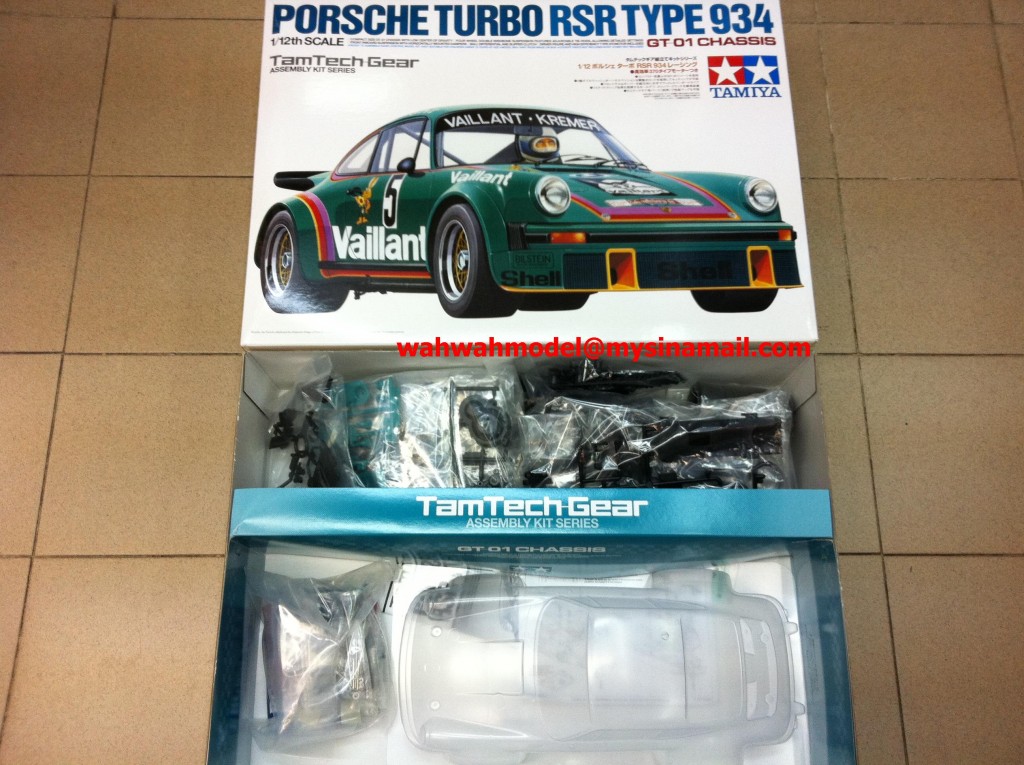 ホビーラジコン Tamiya Porsche Turbo RSR Type 934 GT-01 Rc Tt-Gear Porsche Turbo Rsr Gt01 Type 934 (Finished
