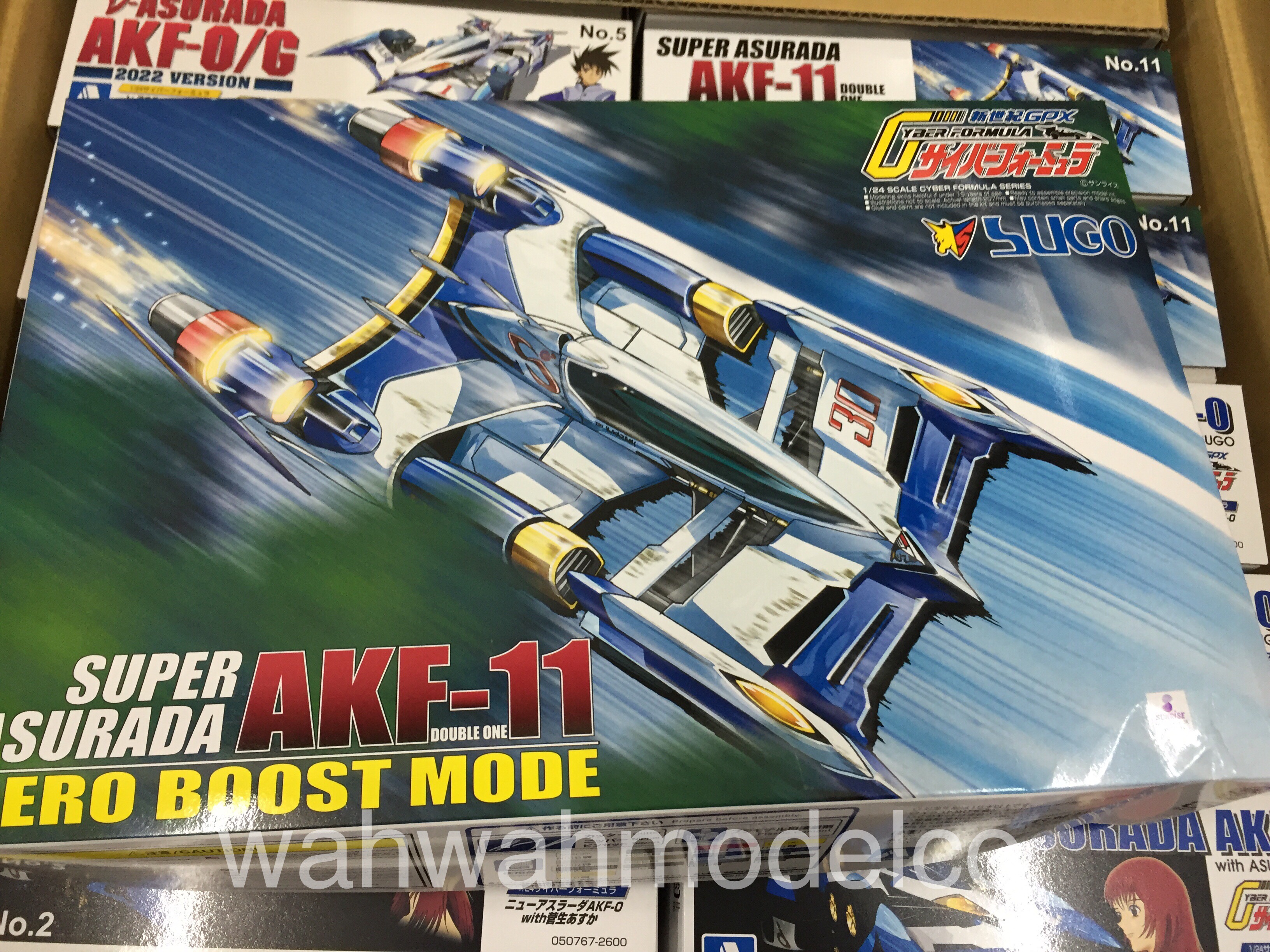 Aoshima 1 24 Cyber Formula No 11 Akf 11 Aeroboost Mode Wah Wah Model Shop