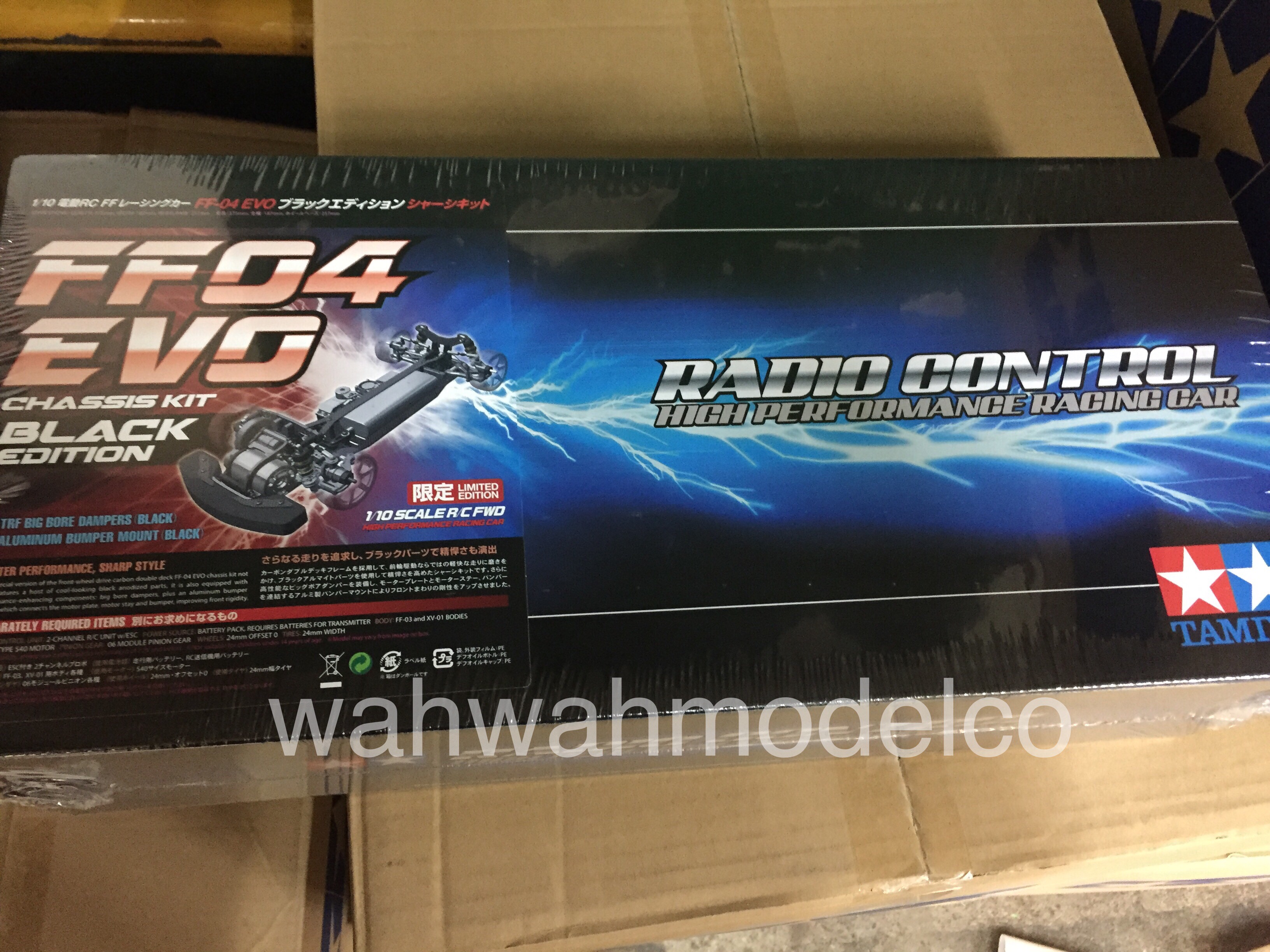 Tamiya 84422 1/10 FF-04 EVO Chassis Kit - FF-04 EVO Black