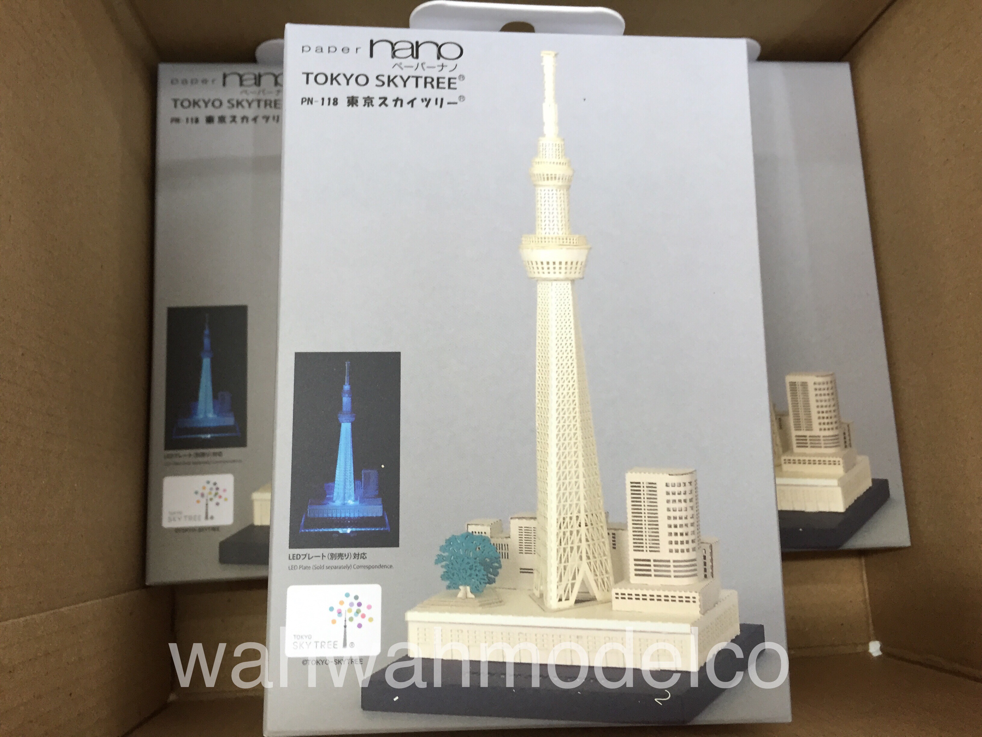 Tenyo 3d Metallic Nano Puzzle Model Kit Tmn-30 Tokyo Sky Tree for sale online 