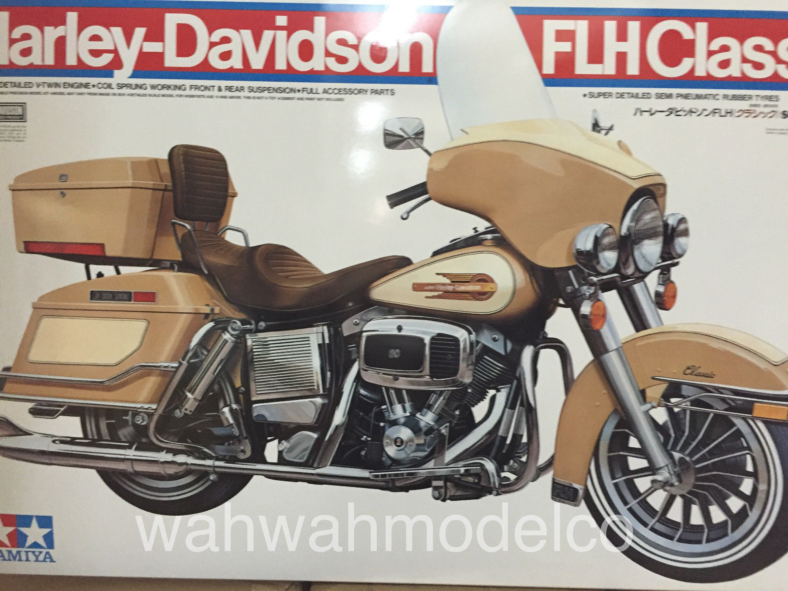Tamiya 16040 1/6 Harley Davidson FLH Classic - WAH WAH MODEL SHOP