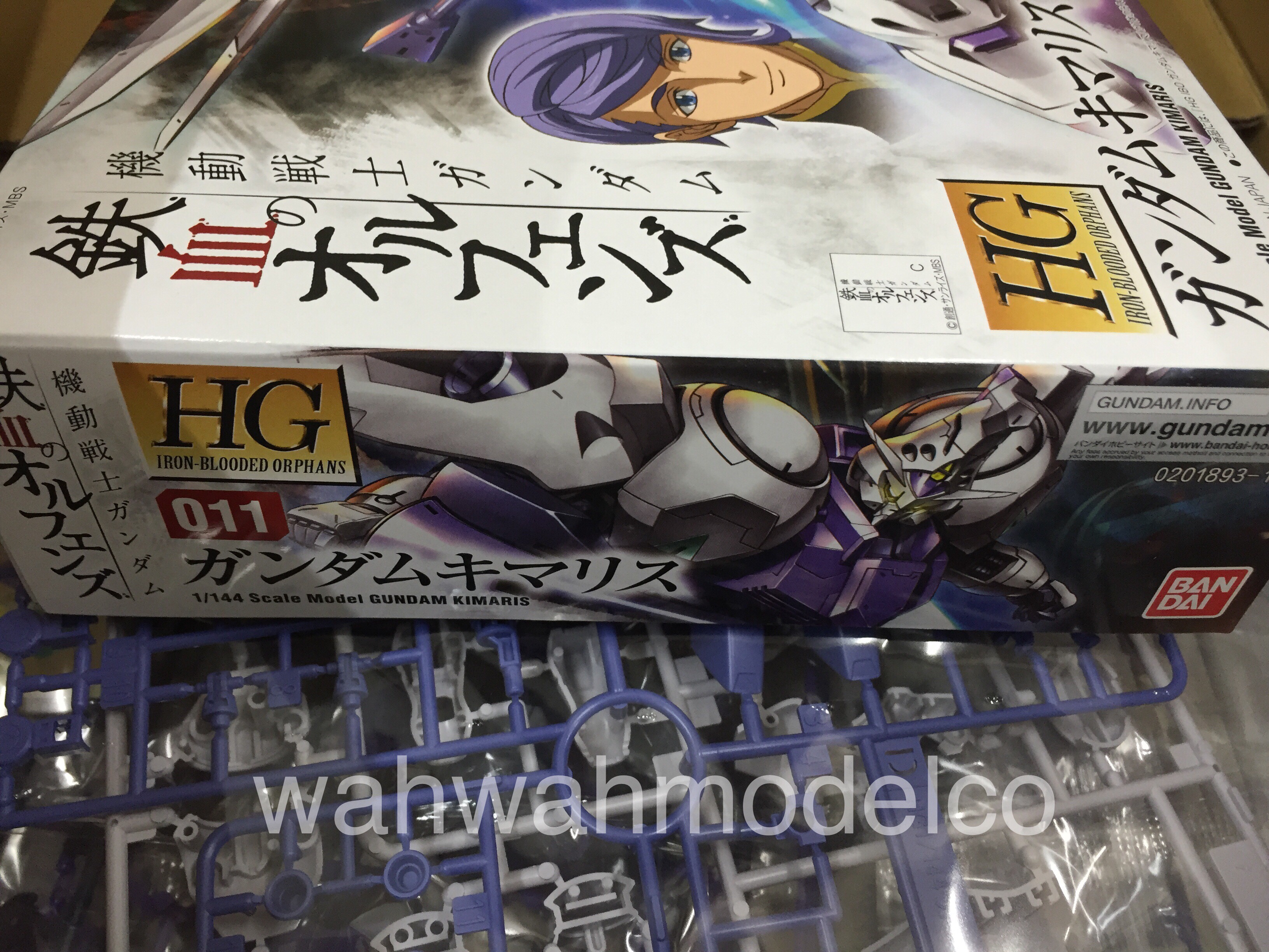 Bandai HG 011 1/144 Gundam Kimaris Iron-blooded Orphans Model Kit 201893 for sale online 