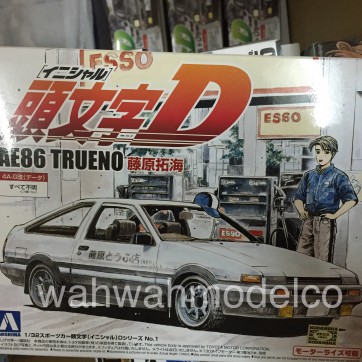 AOSHIMA 08966 Initial D D01 Takumi Fujiwara Ae86 Trueno 1/32 Scale Kit for sale online 