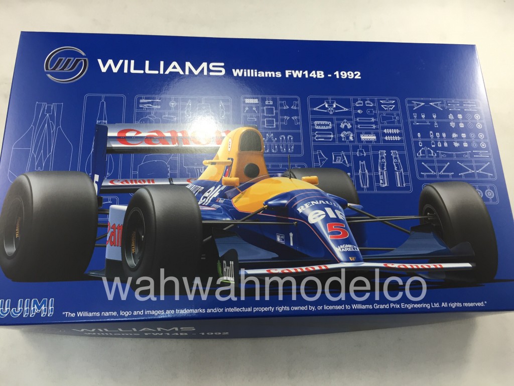 自動車 Fujimi Williams FW14B 1992 1/20 Williams Renault FW14B Formula 1 car (Fujimi 1/20 scale