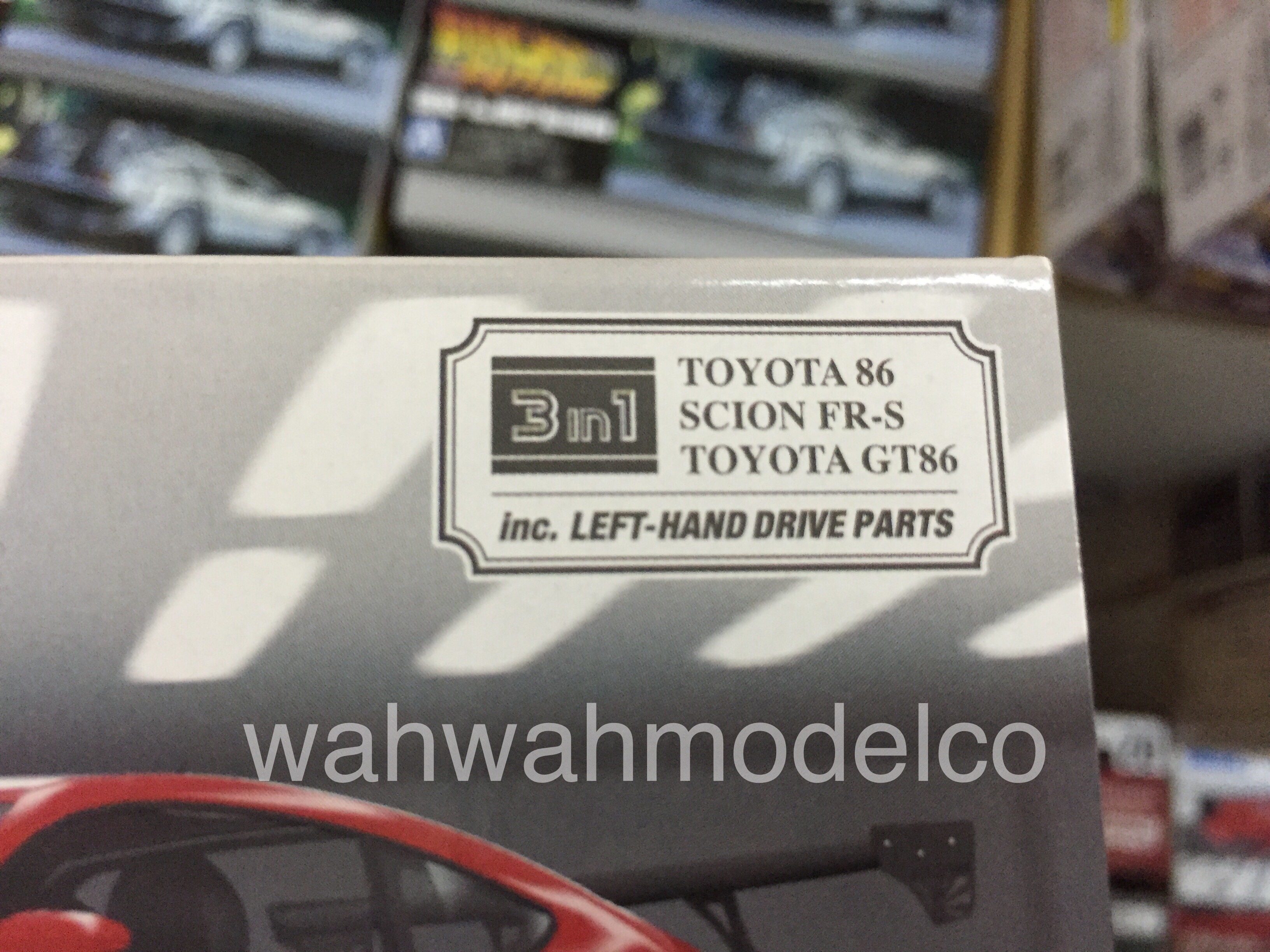 Aoshima 1:24 Toyota 86 GReddy & Rocket Bunny Kit - Model Car Kit #061879 - JDM